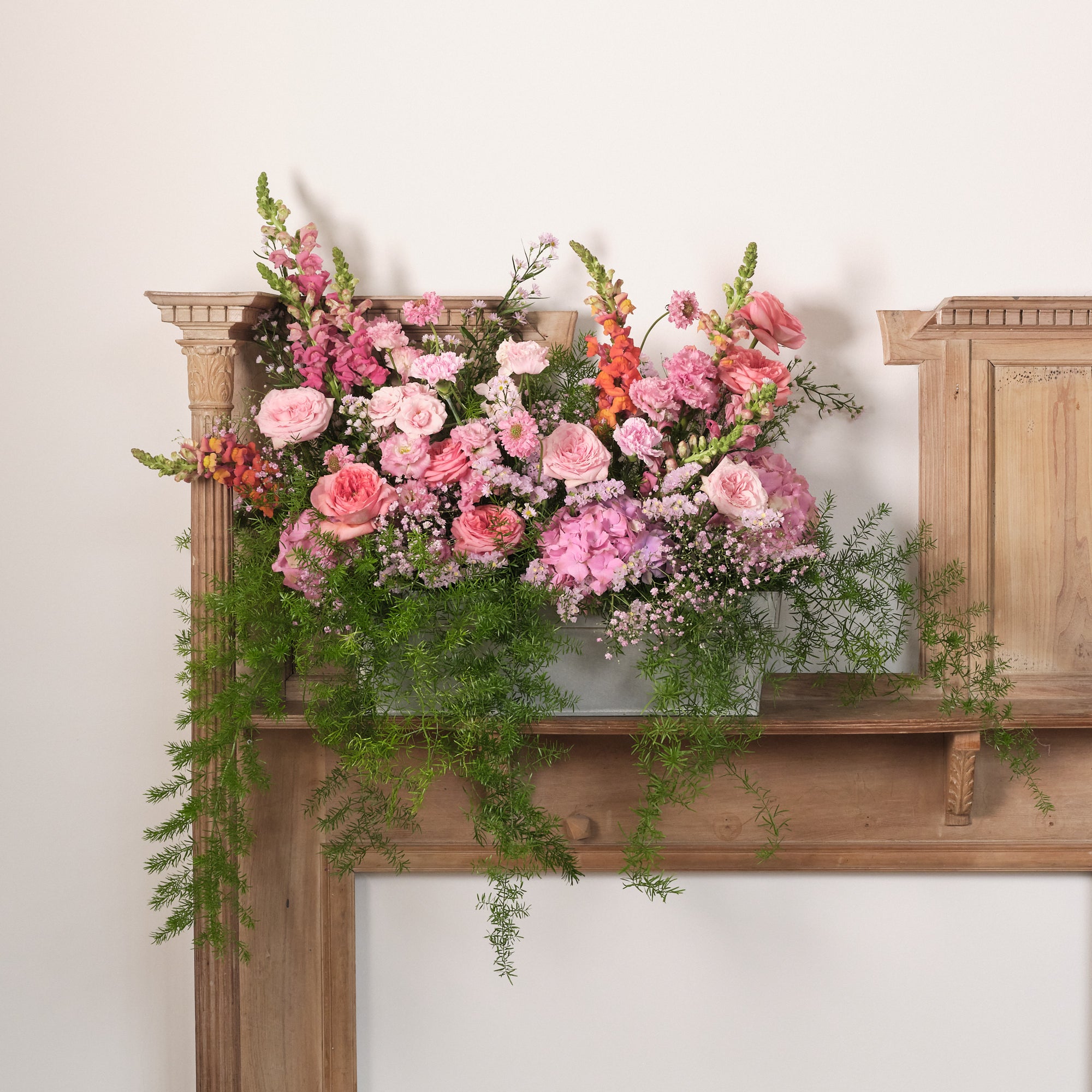 Brights in Bloom Large Trough Arrangement