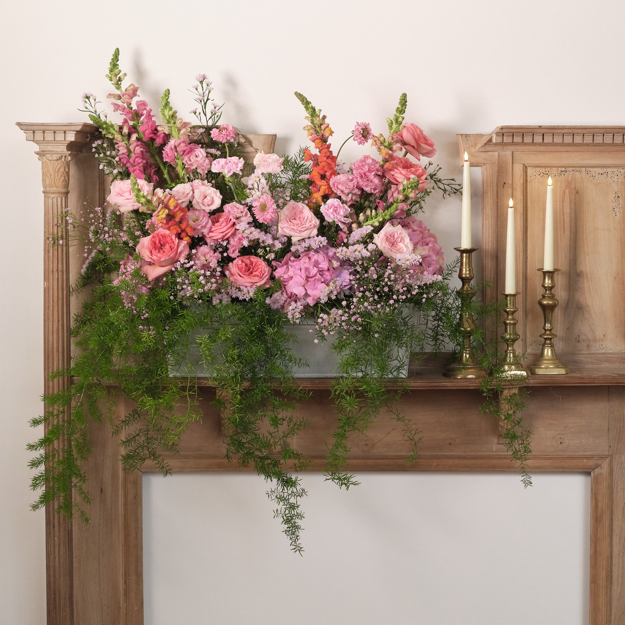 Brights in Bloom Large Trough Arrangement