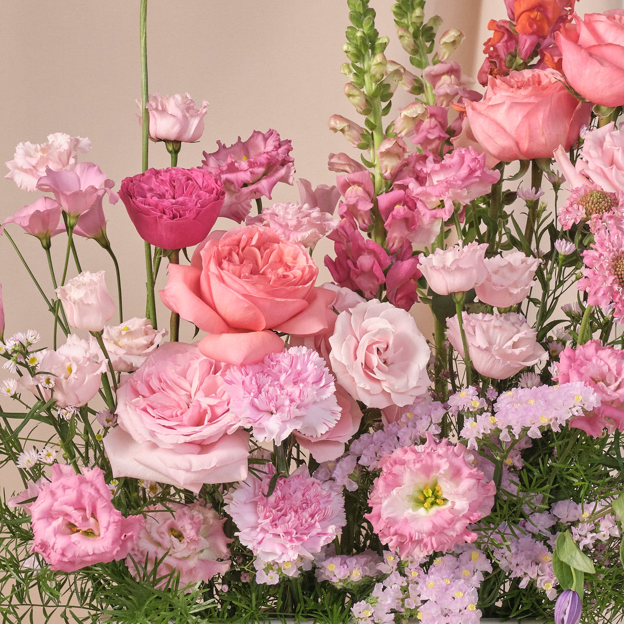 Brights in Bloom Small Trough Arrangement