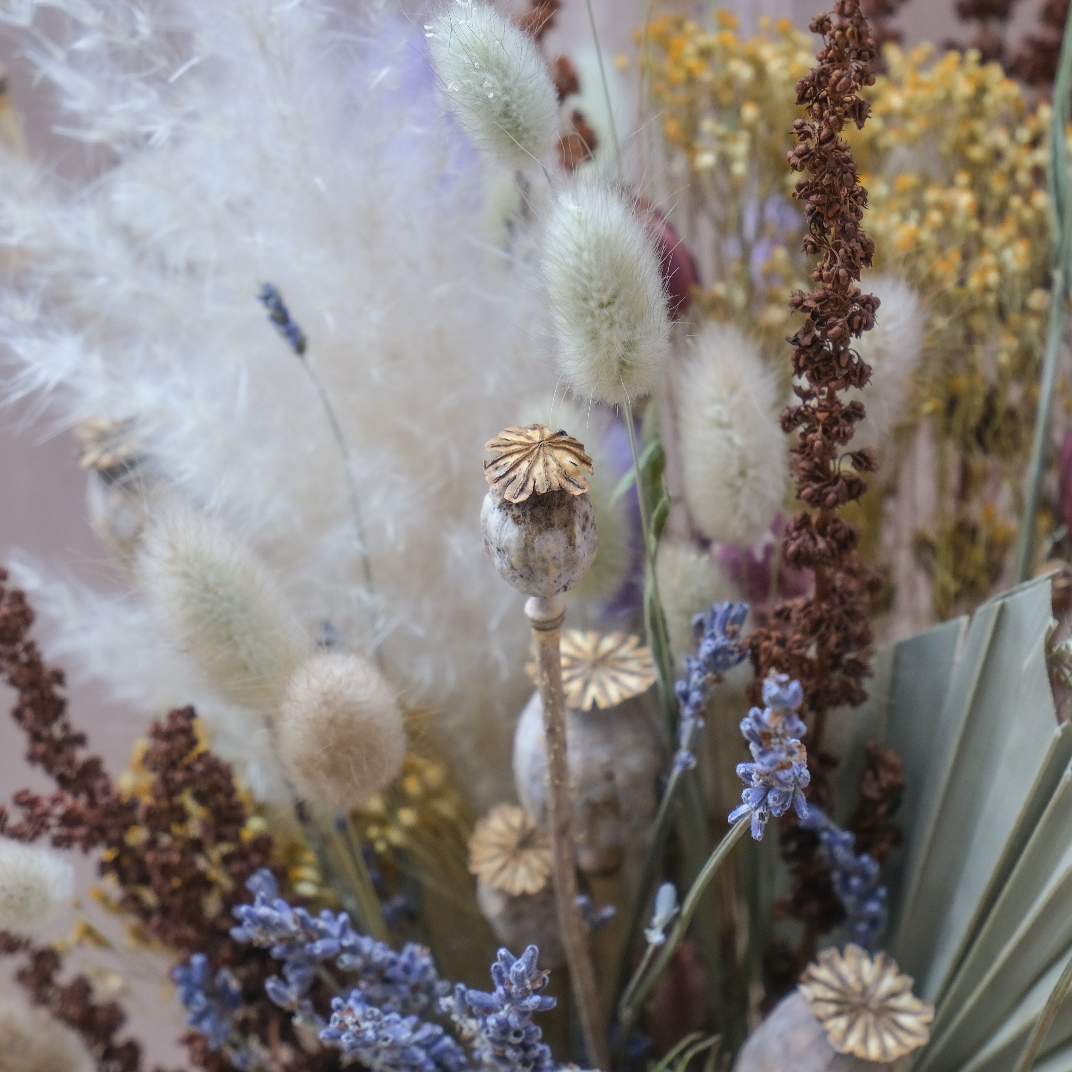 Lavender Garden Dried Flower Bouquet