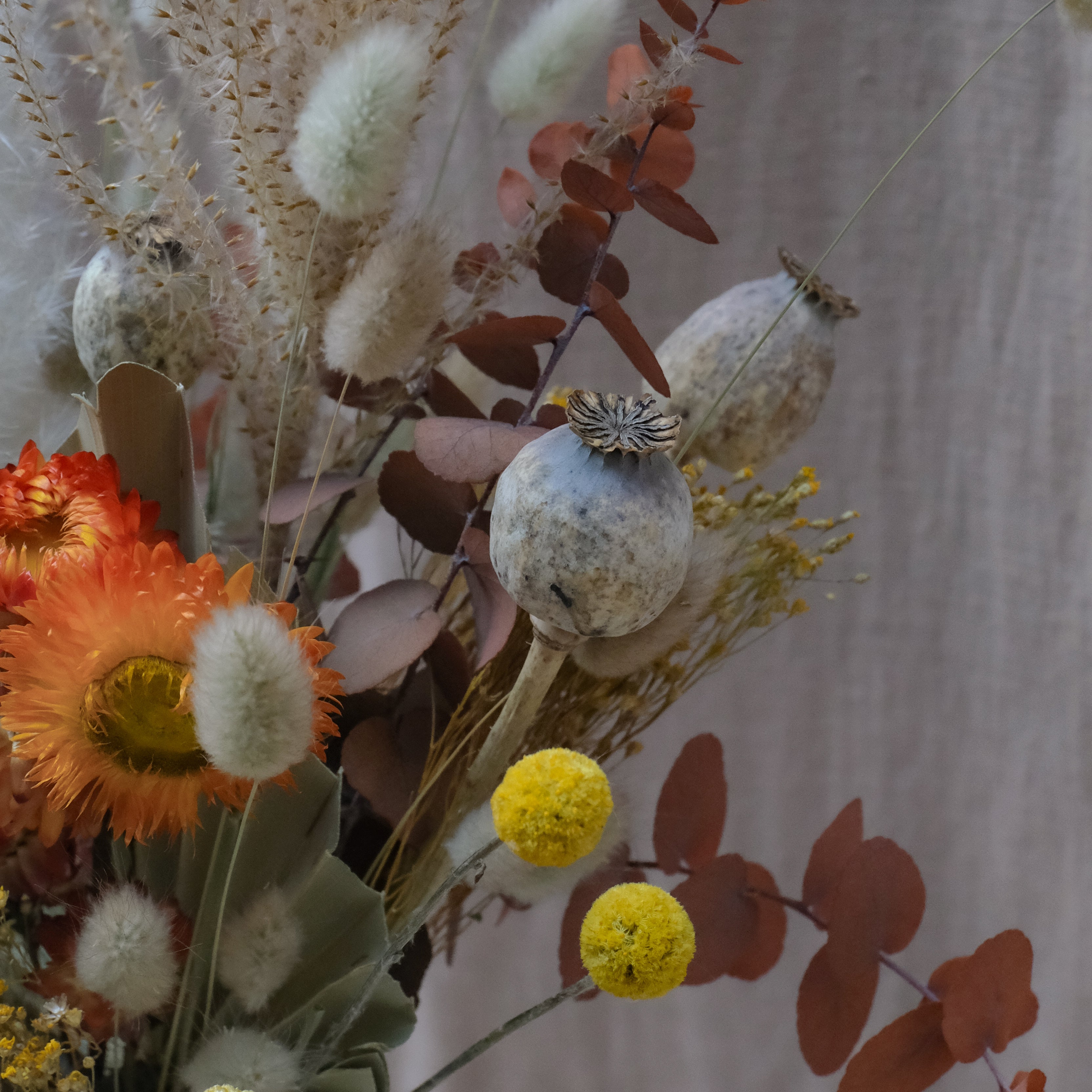 Umber Sand Dried Flower Bouquet