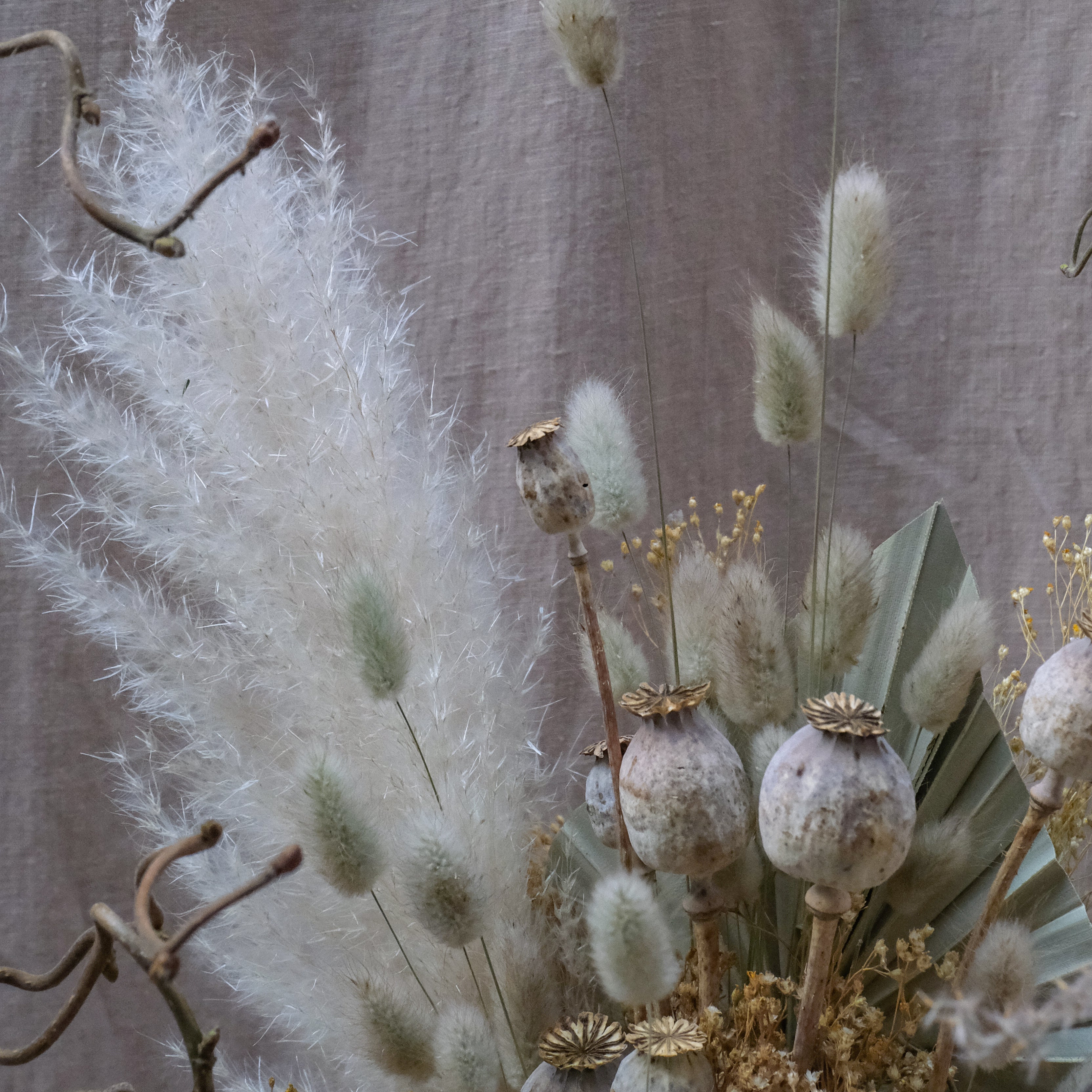 Fawn Wood Dried Flower Bouquet