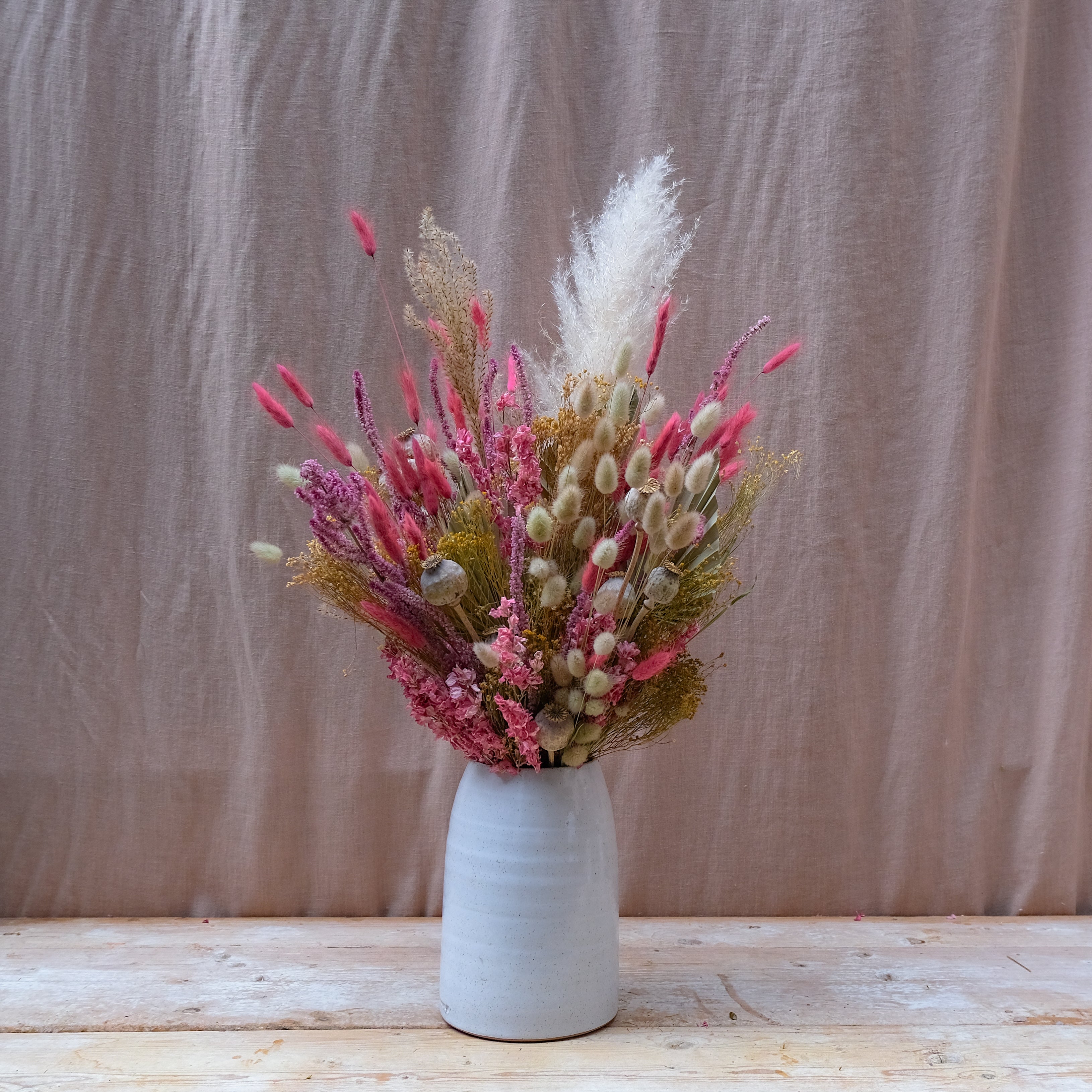 Strawberry Field Dried Flower Bouquet