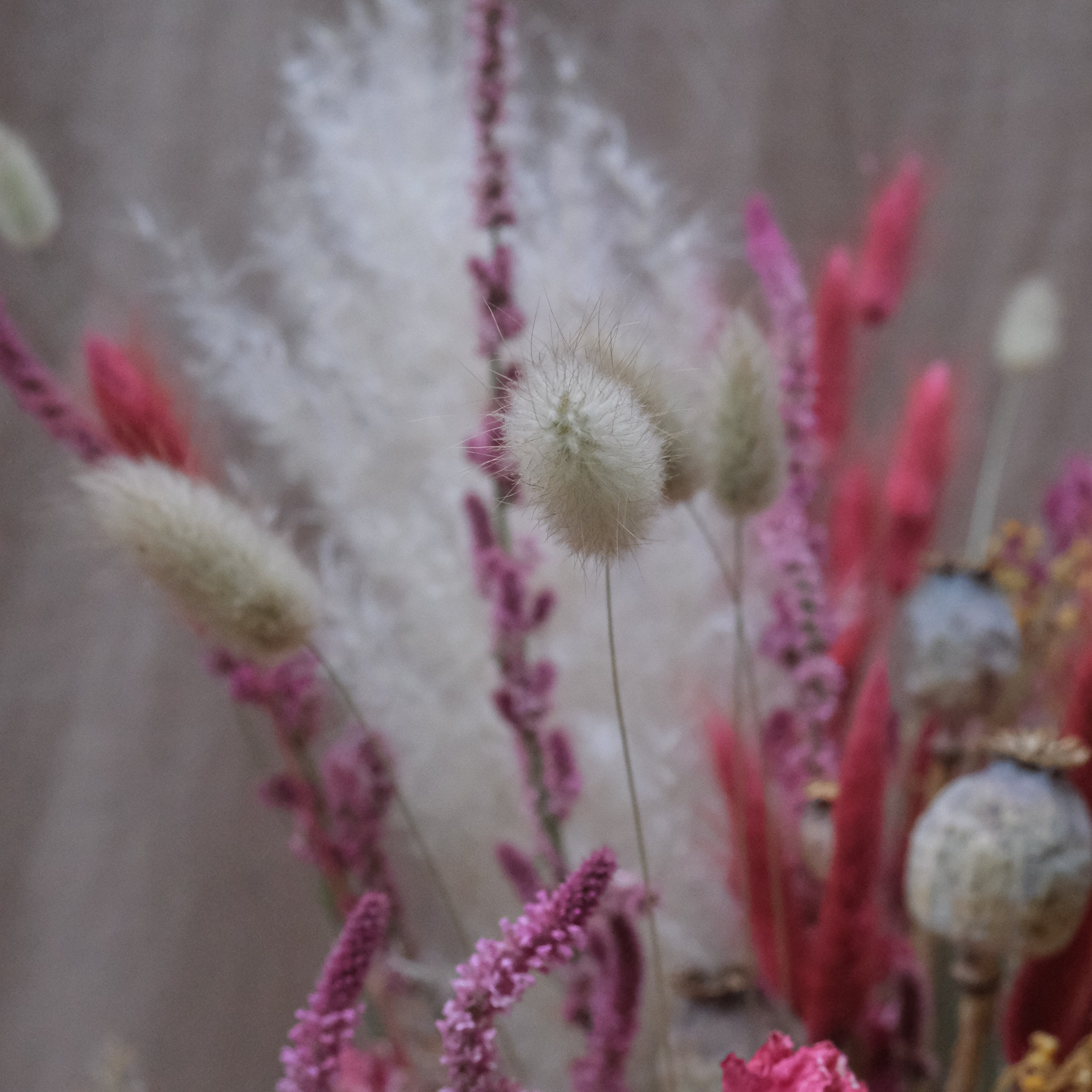 Strawberry Field Dried Flower Bouquet