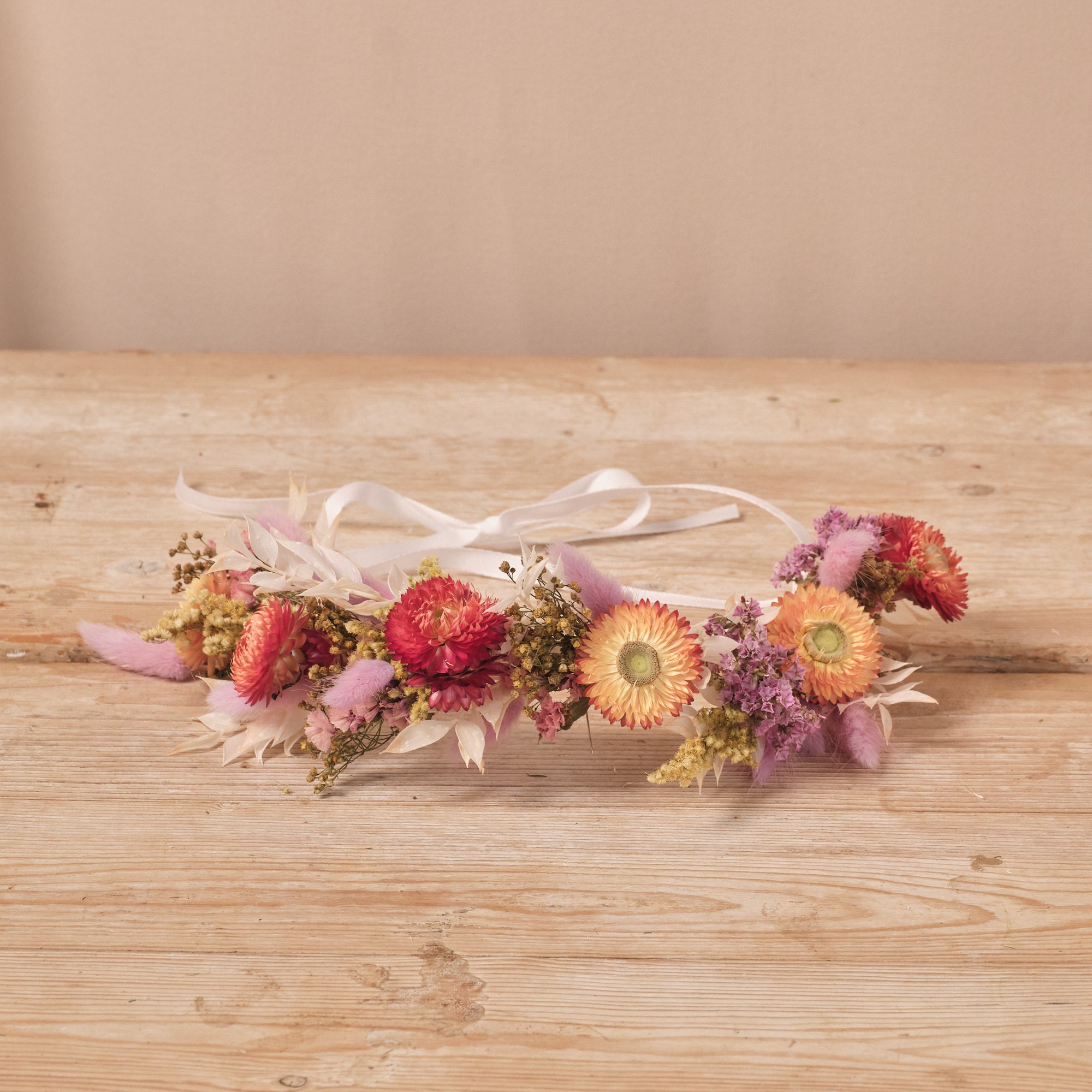 Everlasting Pastels Dried Flower Crown