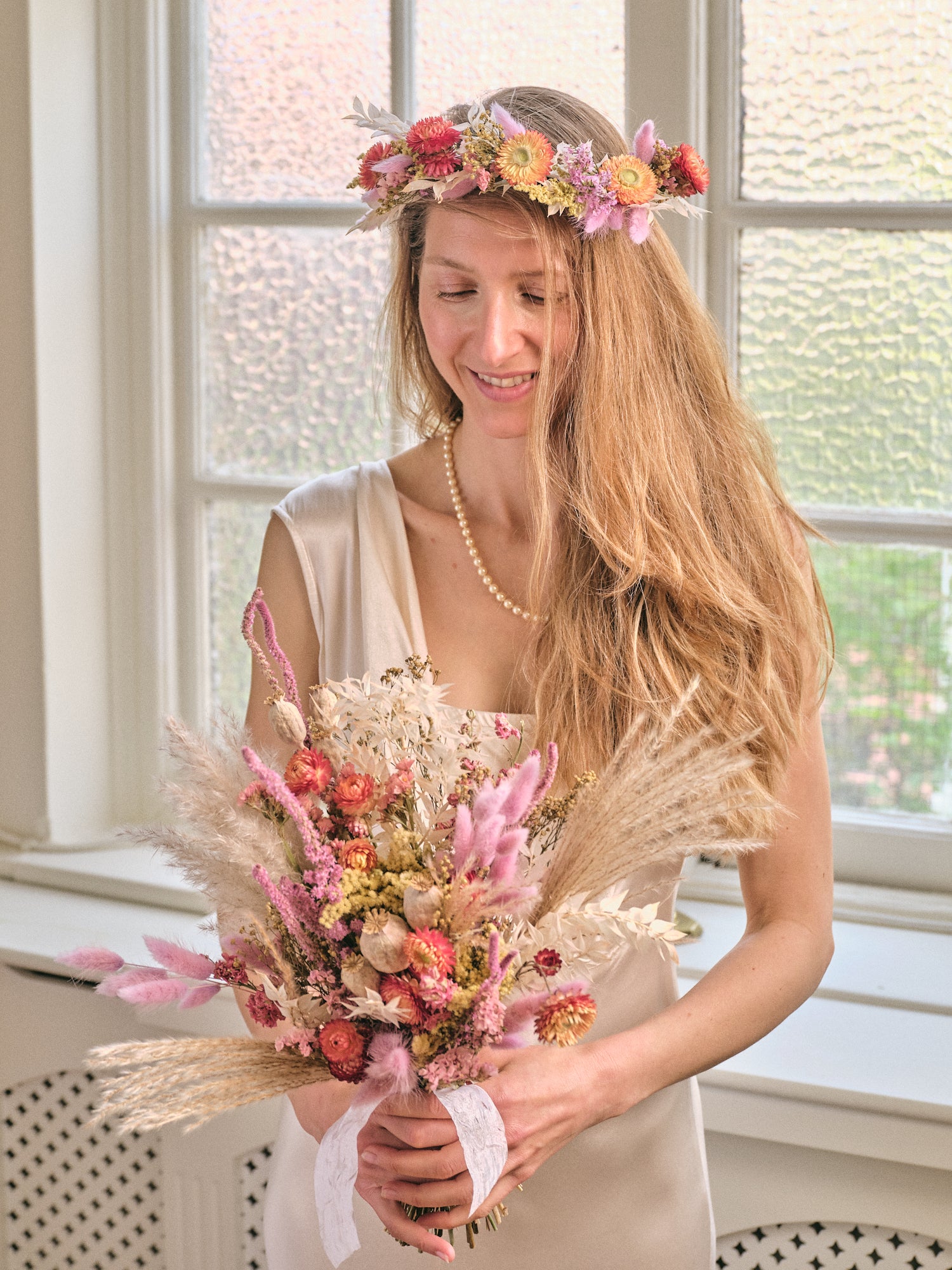 Everlasting Pastels Dried Flower Crown