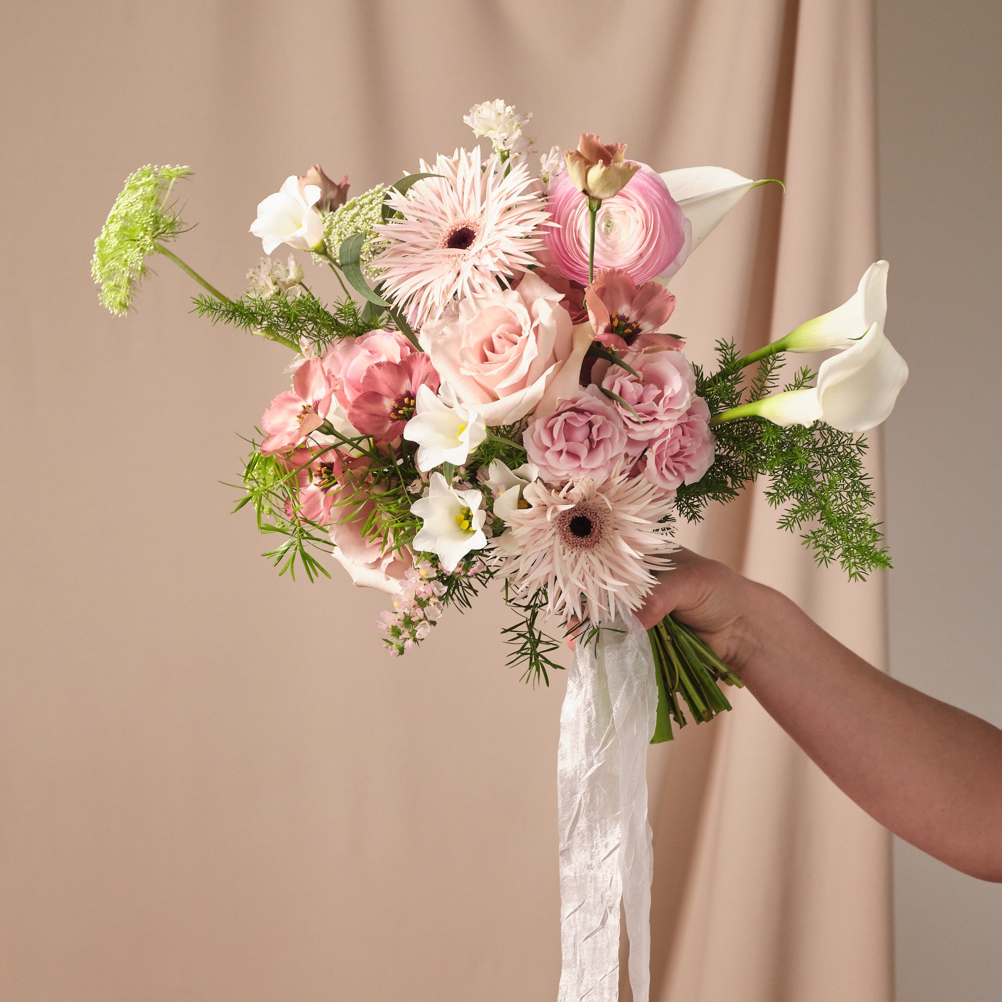 Dusty Nudes Bridal Bouquet