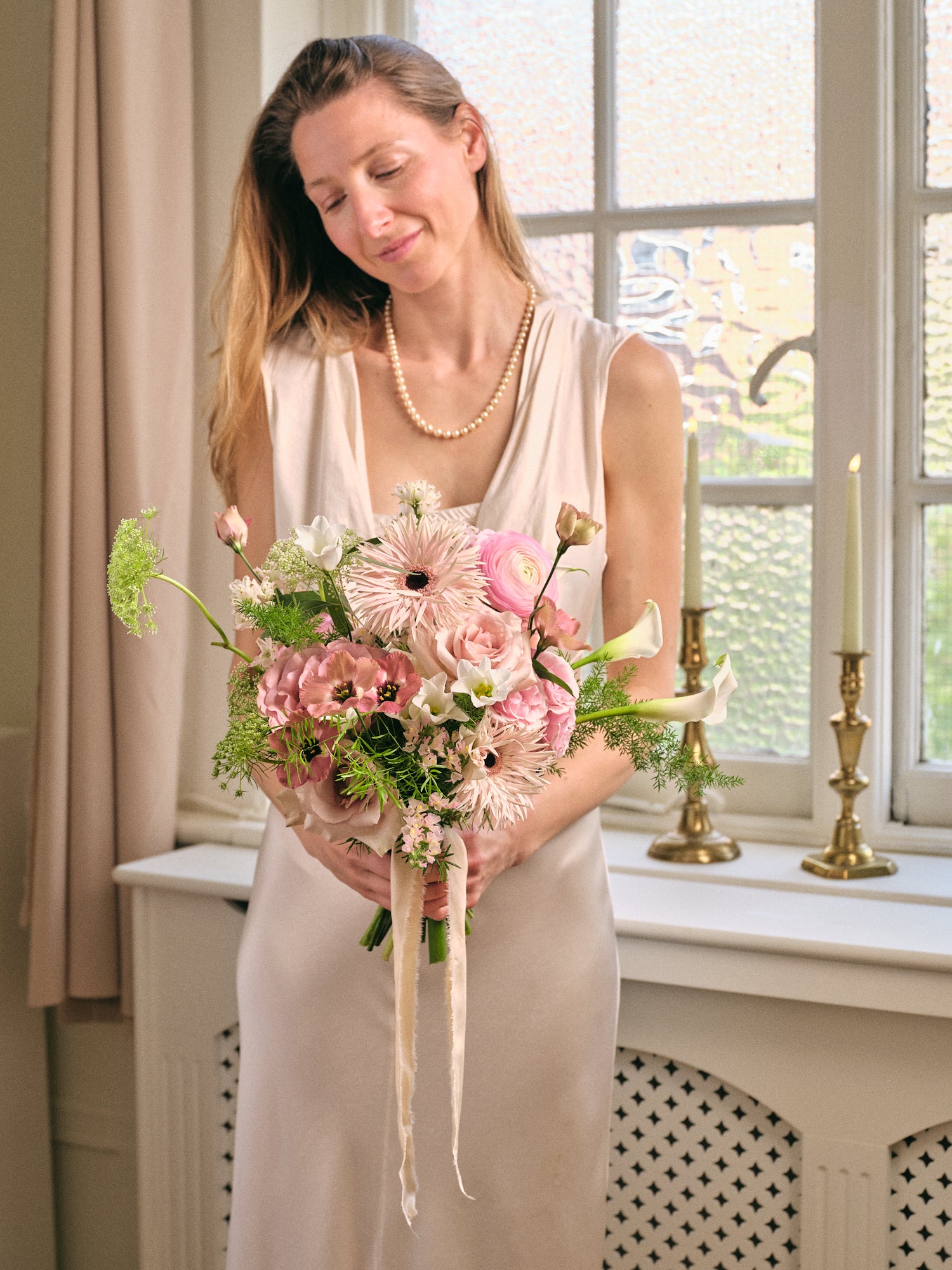 Dusty Nudes Bridal Bouquet