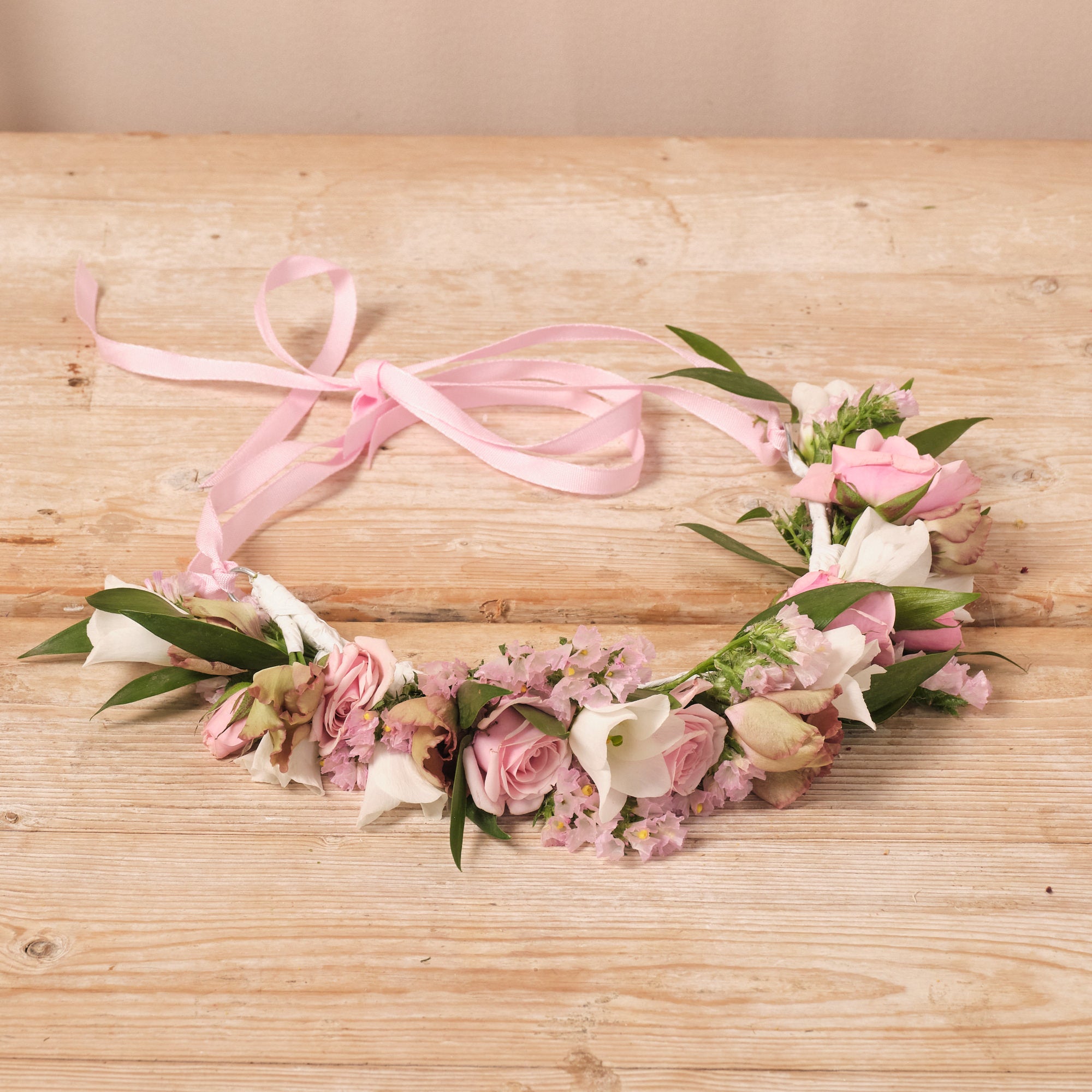 Dusty Nudes Flower Crown