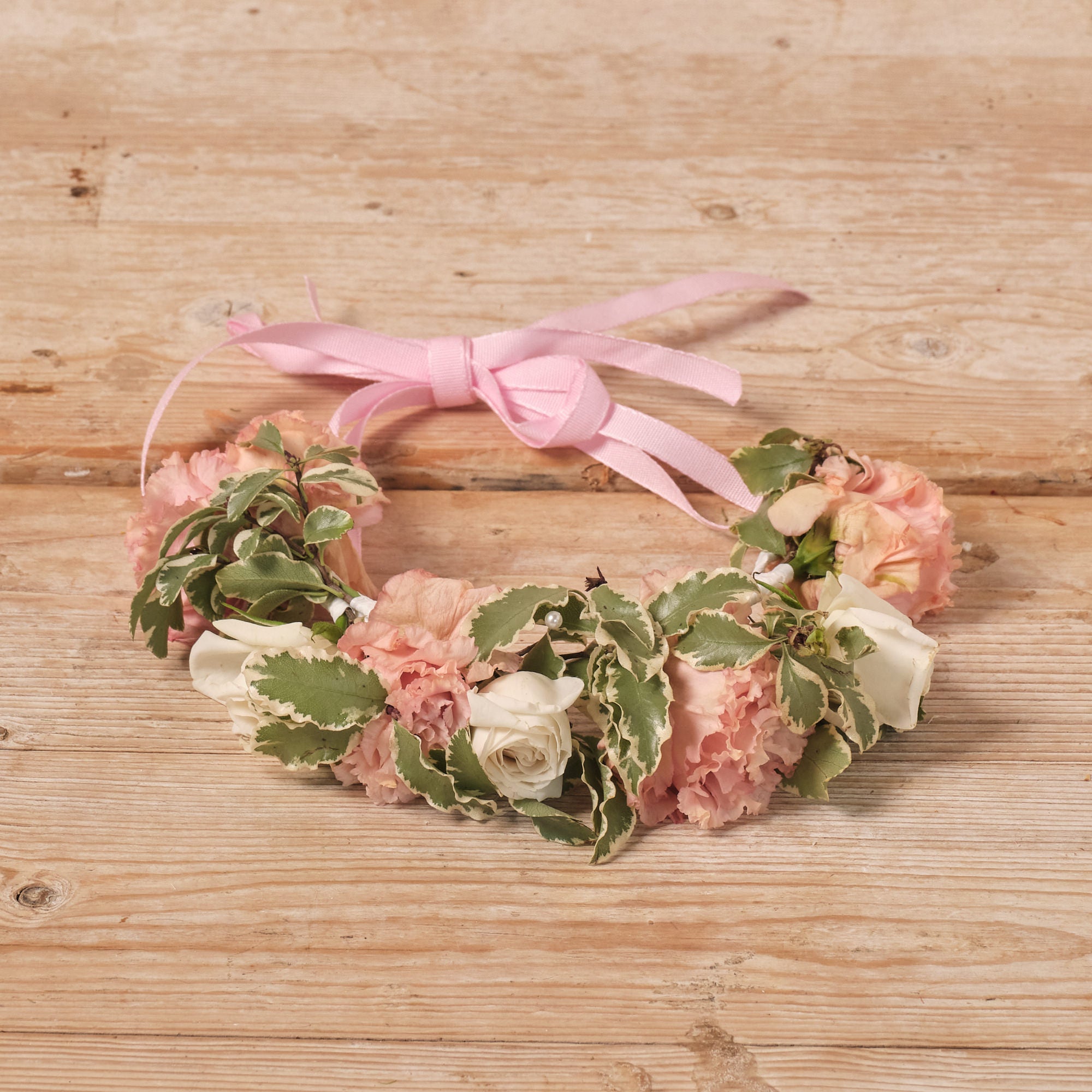 Dusty Nudes Flower Crown