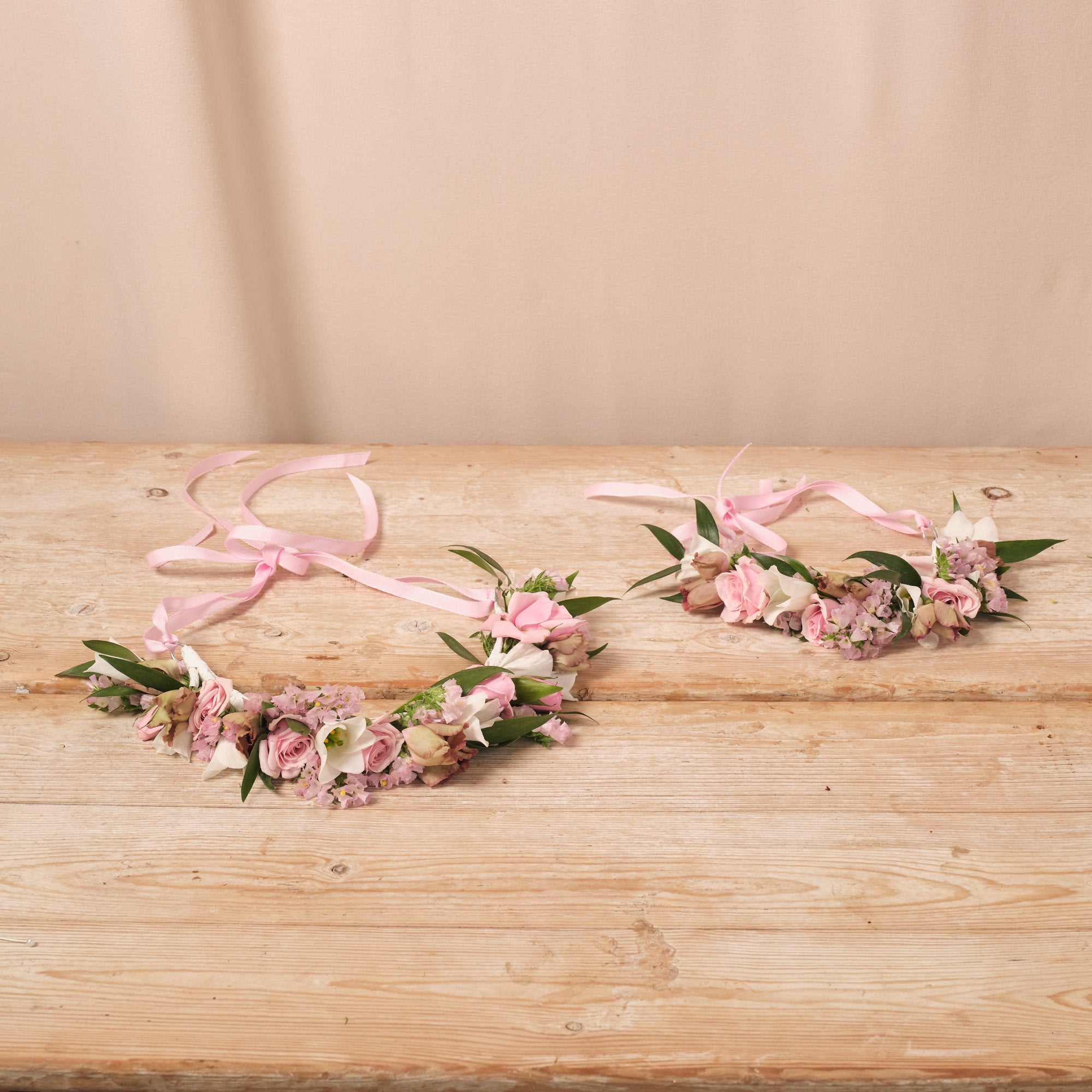 Dusty Nudes Flower Crown