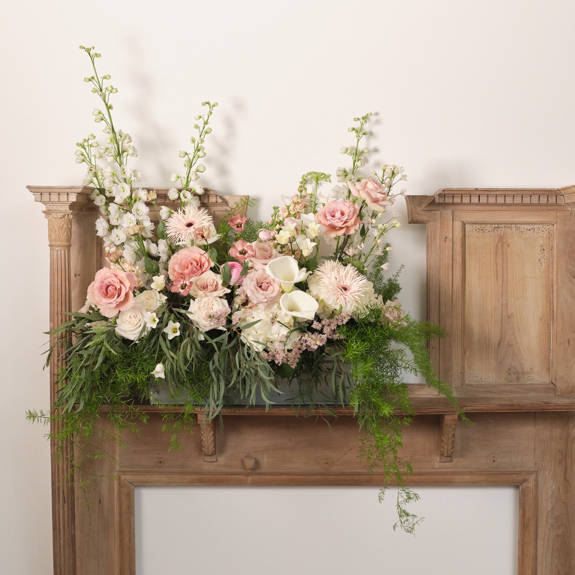 Dusty Nudes Large Trough Arrangement
