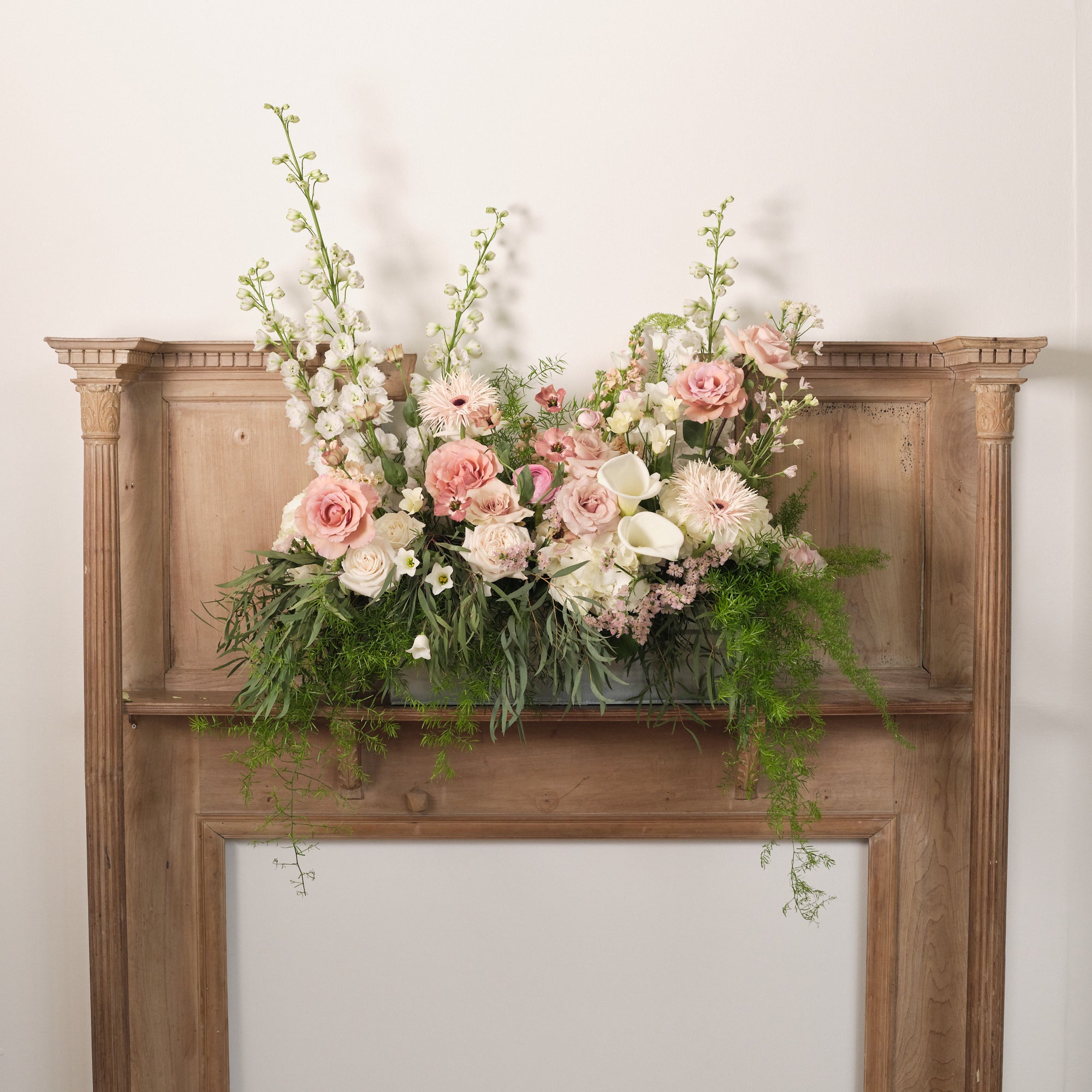 Dusty Nudes Large Trough Arrangement