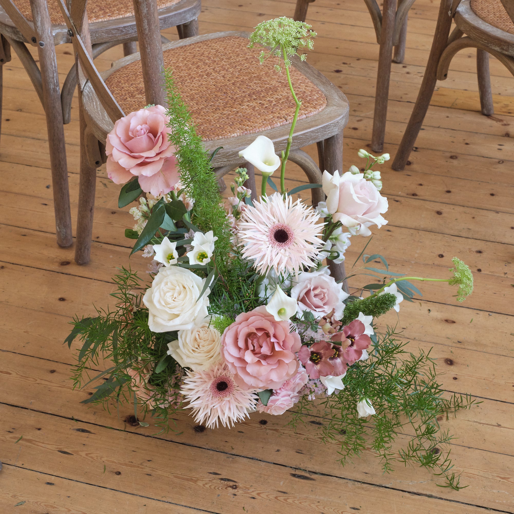 Dusty Nudes Bowl Arrangements