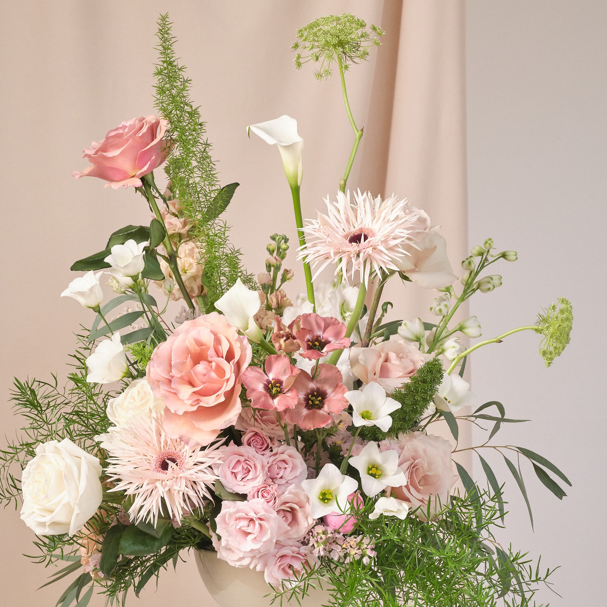 Dusty Nudes Bowl Arrangements