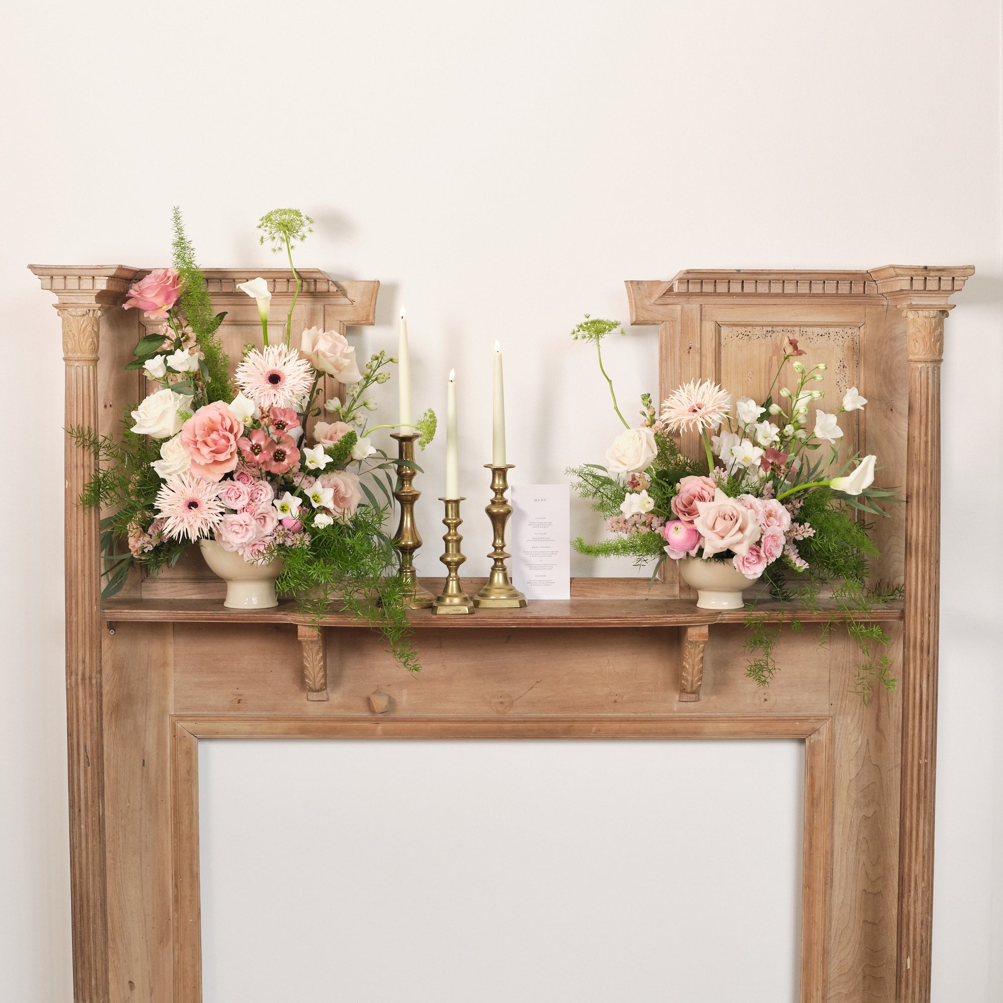 Dusty Nudes Bowl Arrangements