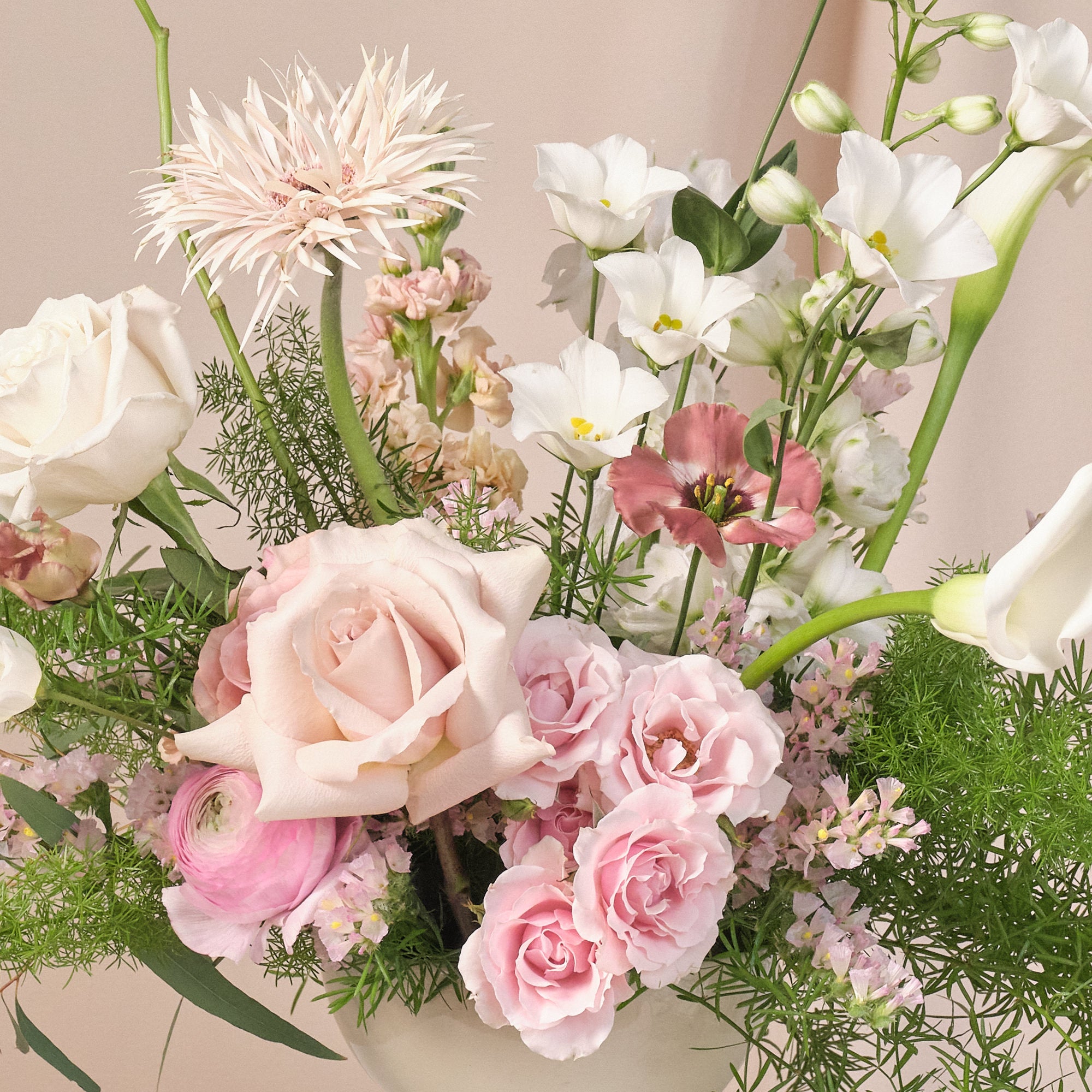 Dusty Nudes Bowl Arrangements