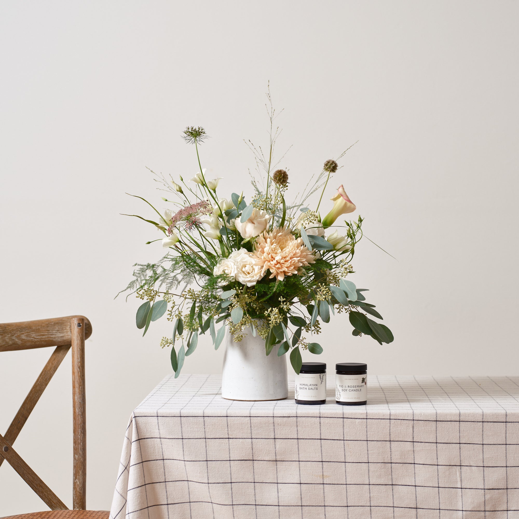 White and Nudes Florists Pick Bouquet
