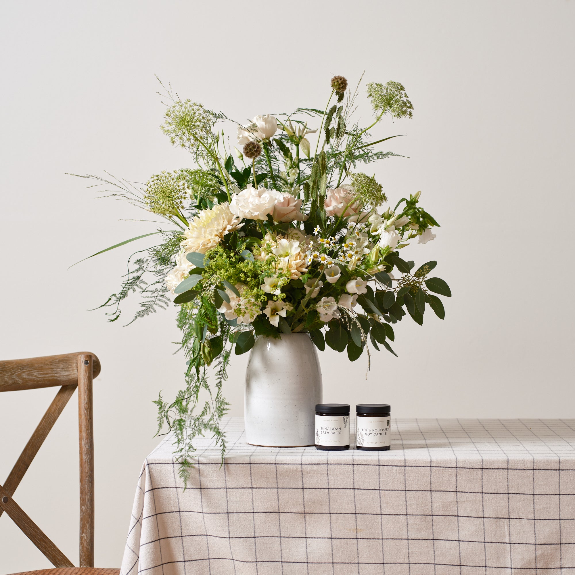 White and Nudes Florists Pick Bouquet