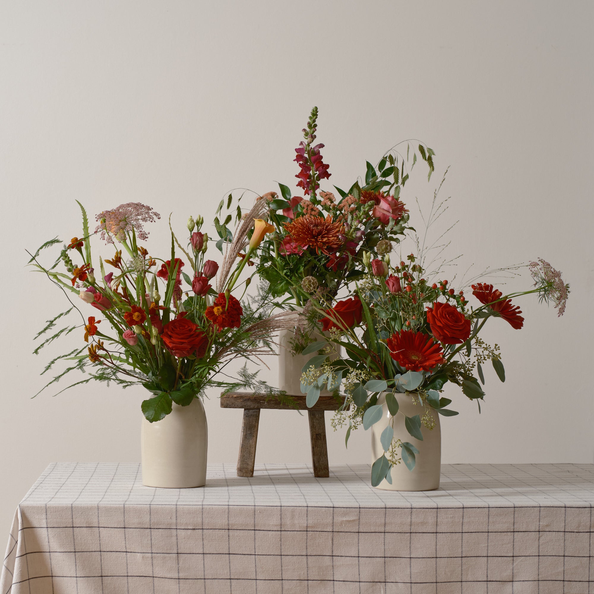 Florists Pick Reds and Rusts Bouquet