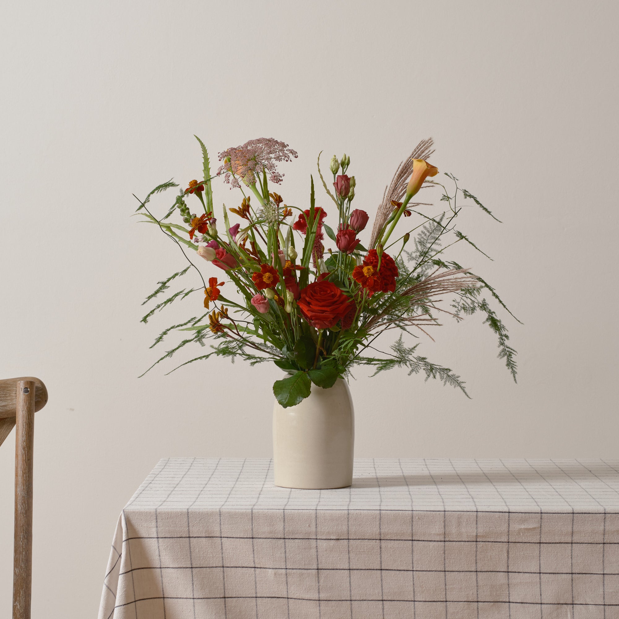 Florists Pick Reds and Rusts Bouquet