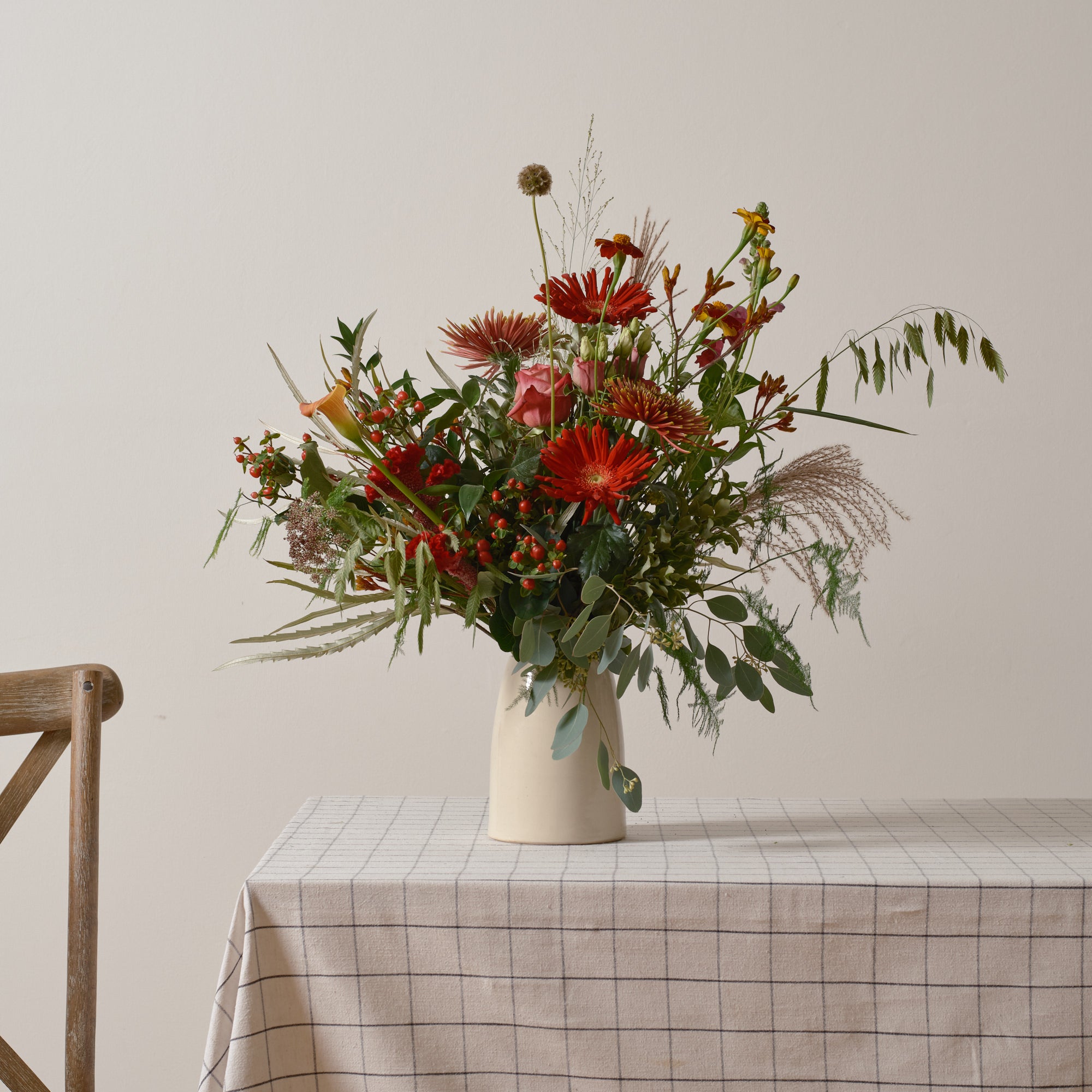 Florists Pick Reds and Rusts Bouquet