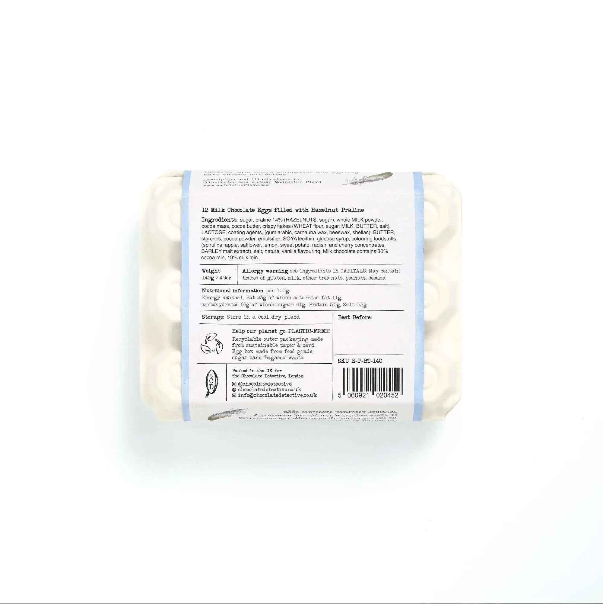 12 Mixed Chocolate Hazelnut Praline Goldfinch Eggs