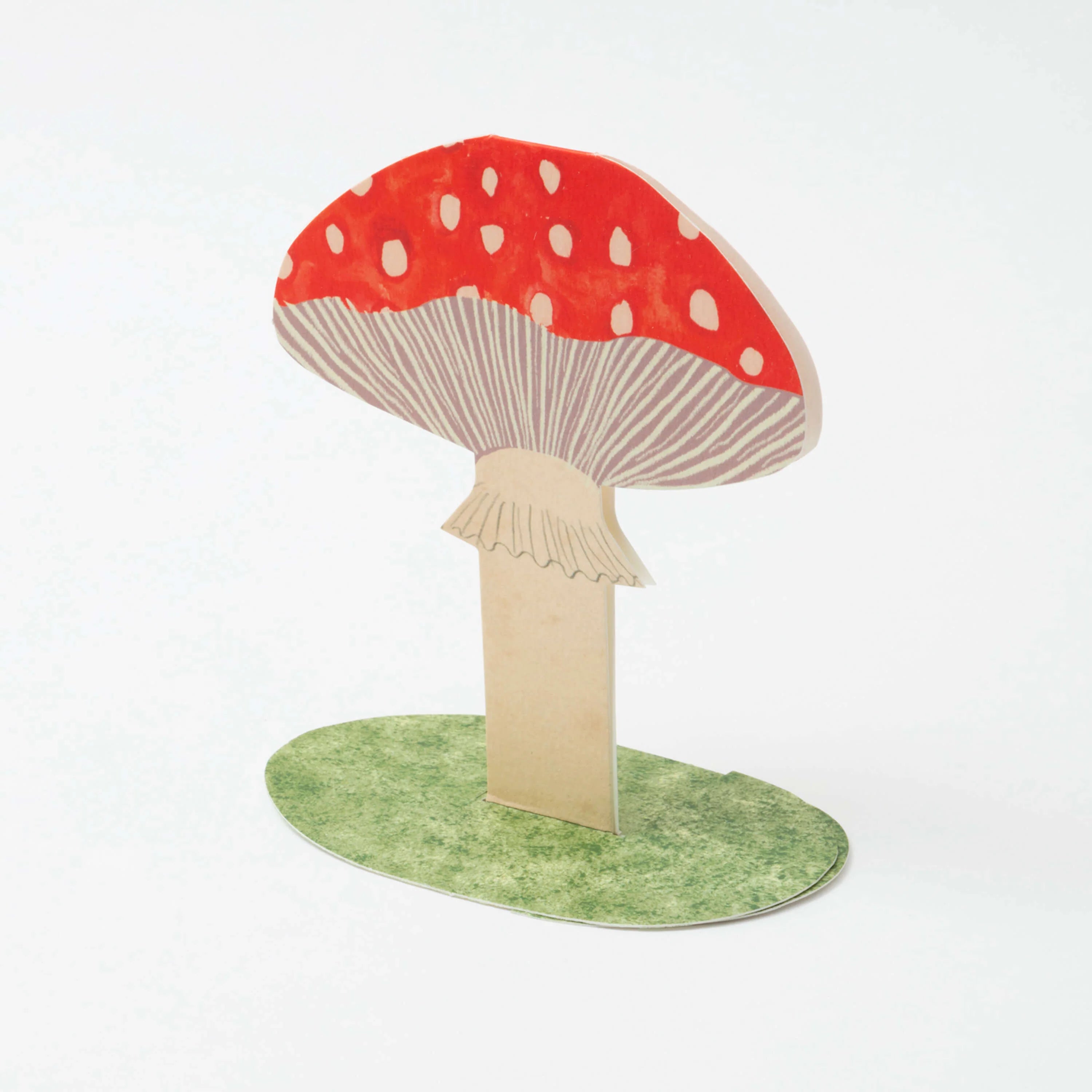 Toadstool Stand Up Card