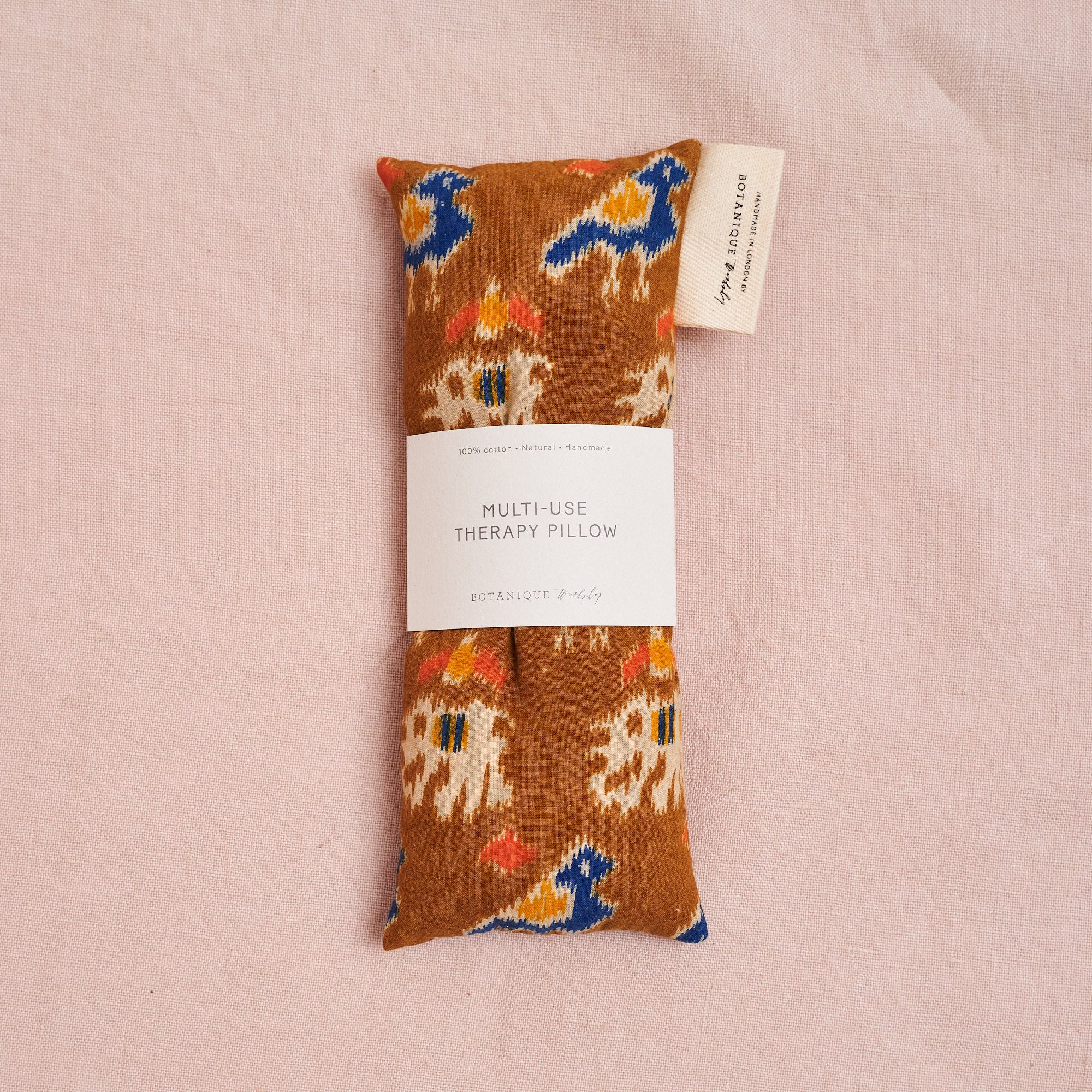 Multi-Use Lavender Eye Pillow | Block Printed Bird Print