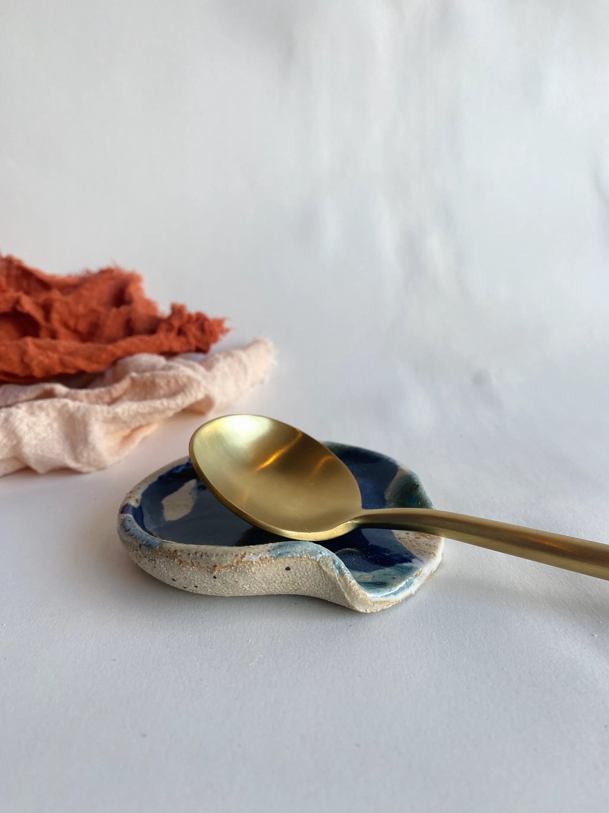 Spoon Rest | Blue Waves