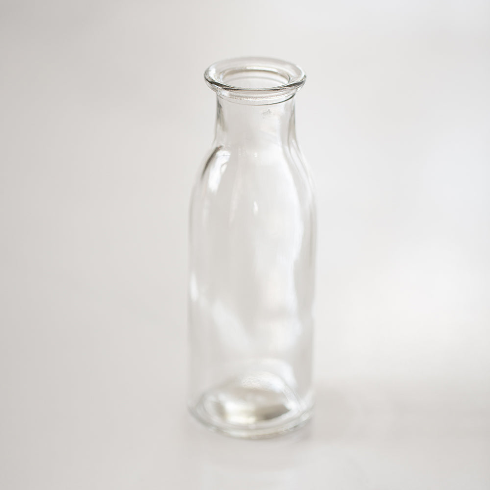 Mini Glass Milk Bottle Vases