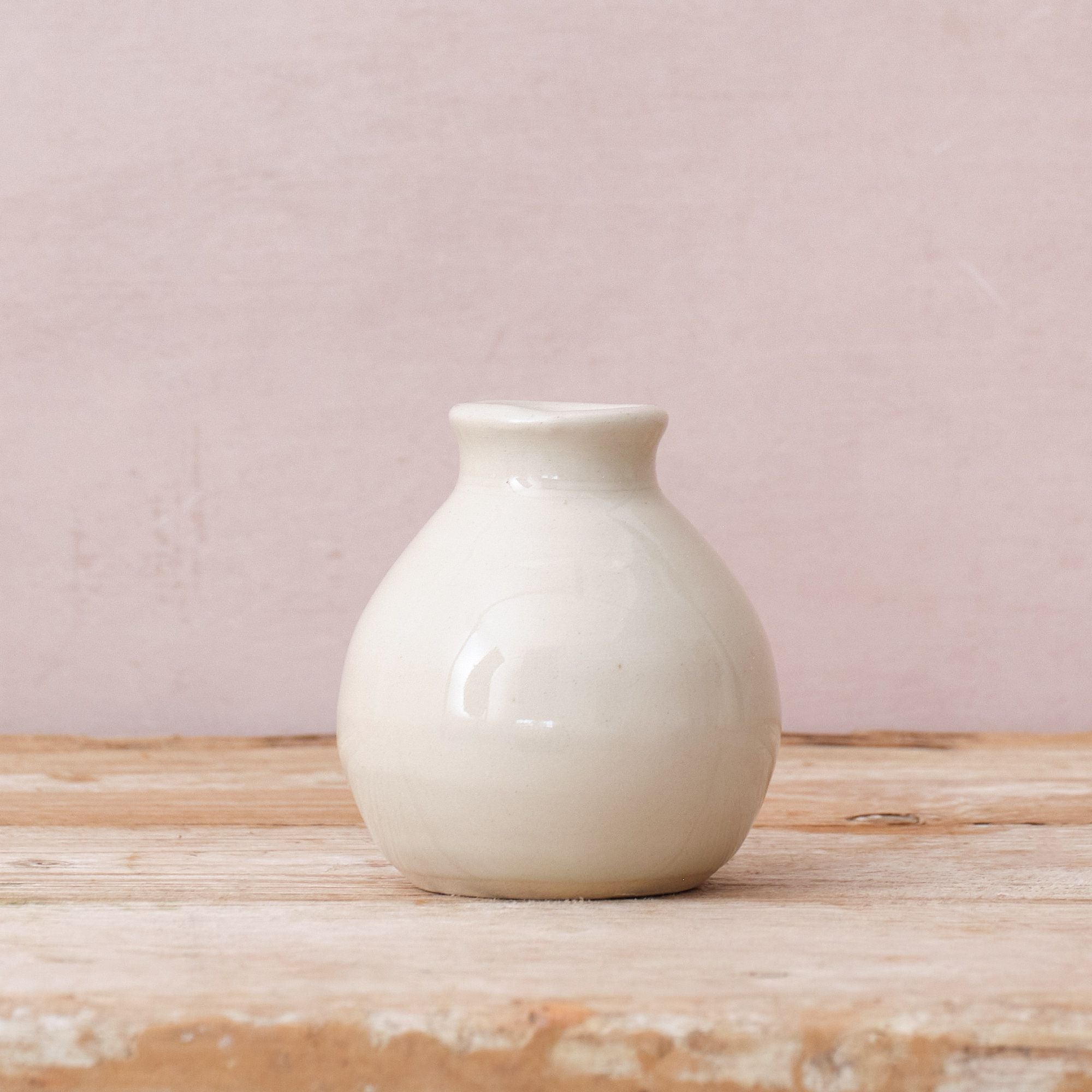 Hand Thrown Ceramic Bud Vase | Clear | 3 Styles Available