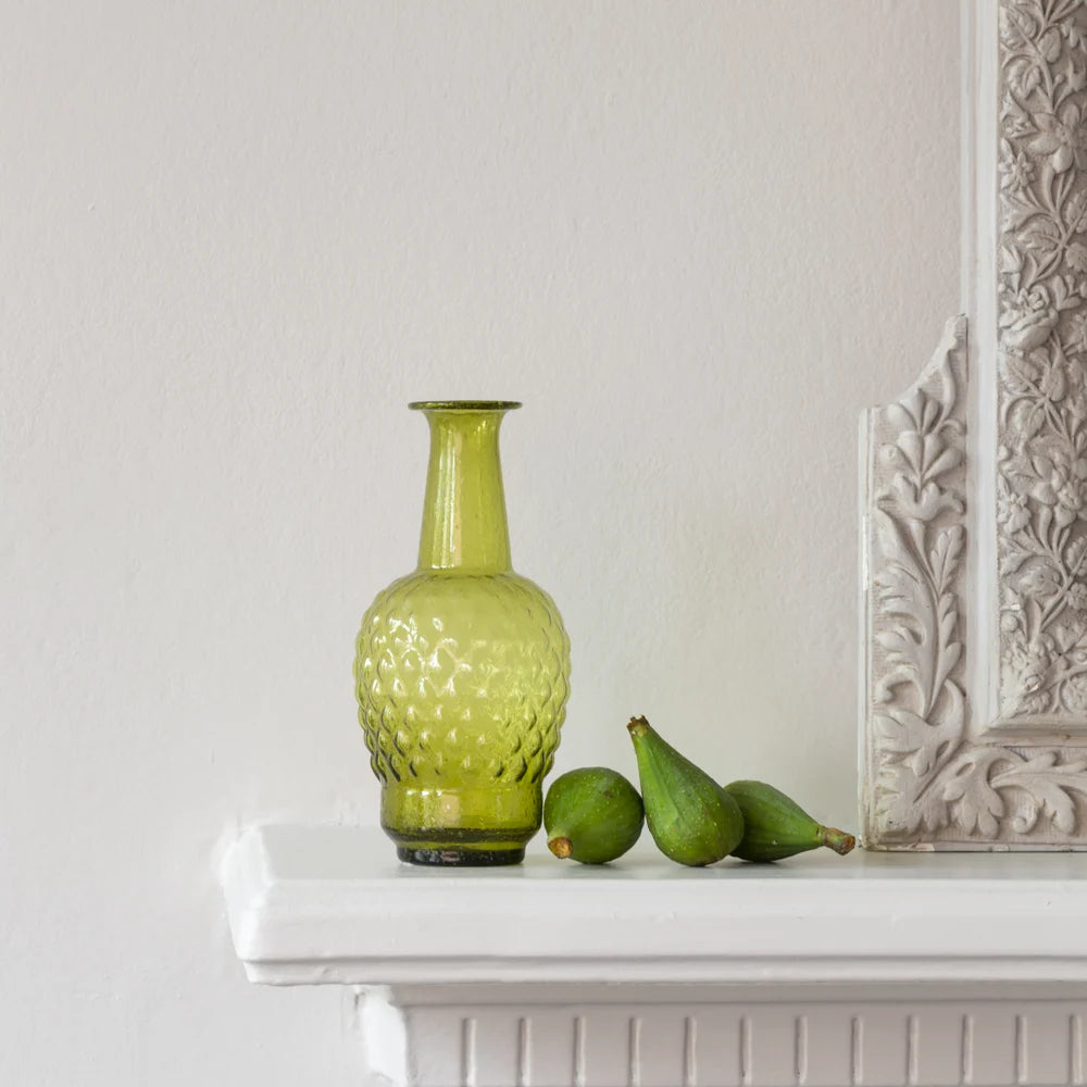 Tapti Vase Recycled Glass | Jade