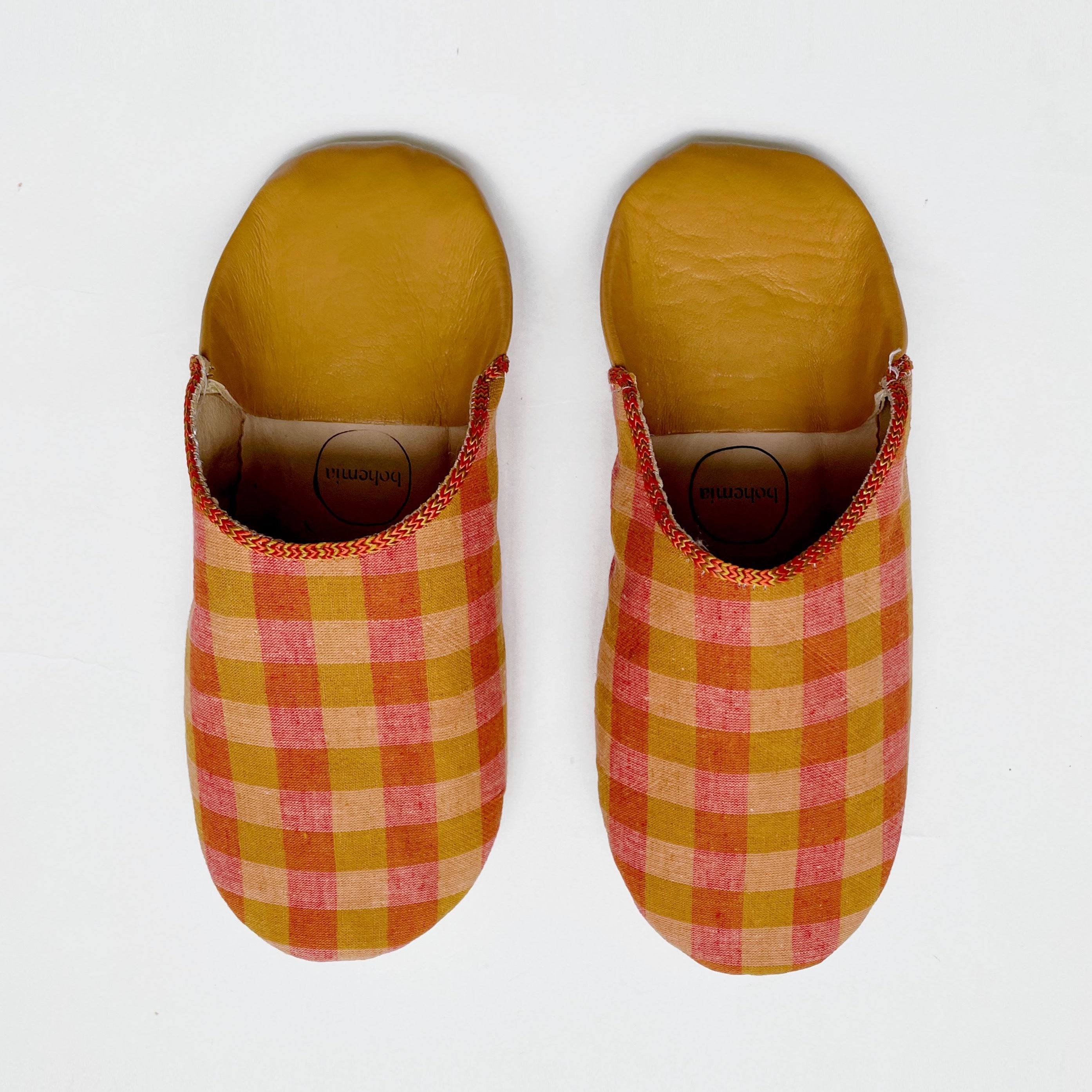 Margot Linen Babouche Slippers | 3 Sizes Available
