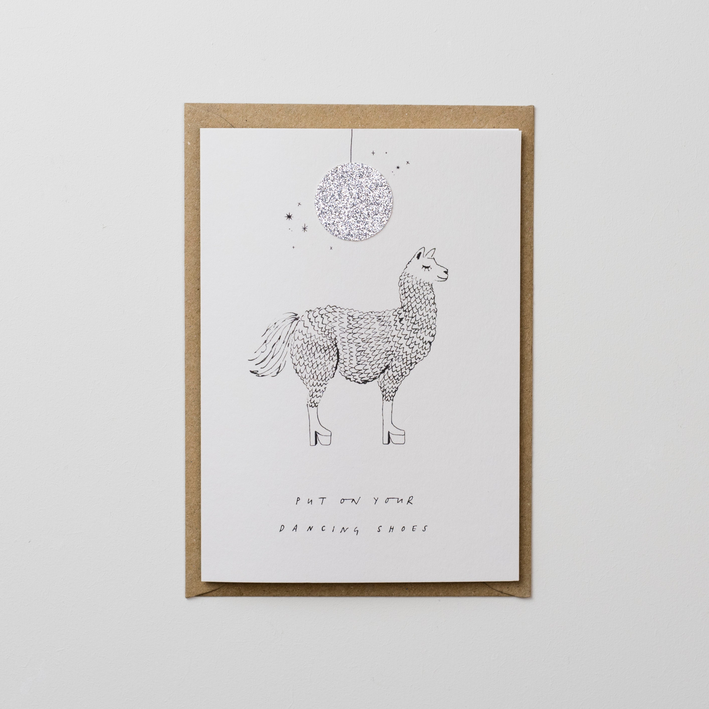 Put On Your Dancing Shoes Greetings Card
