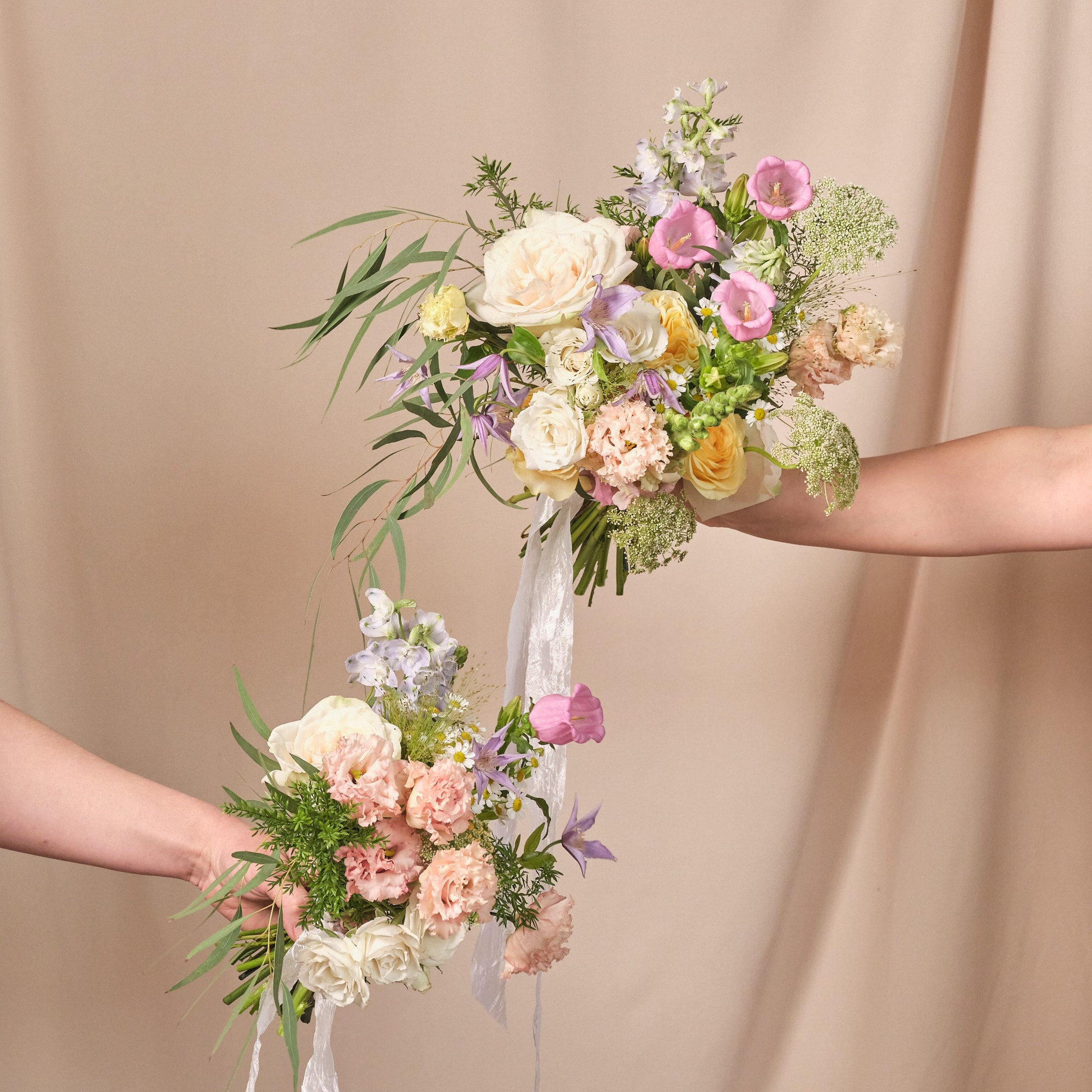 Pastel Wildflowers Bridesmaid Bouquet