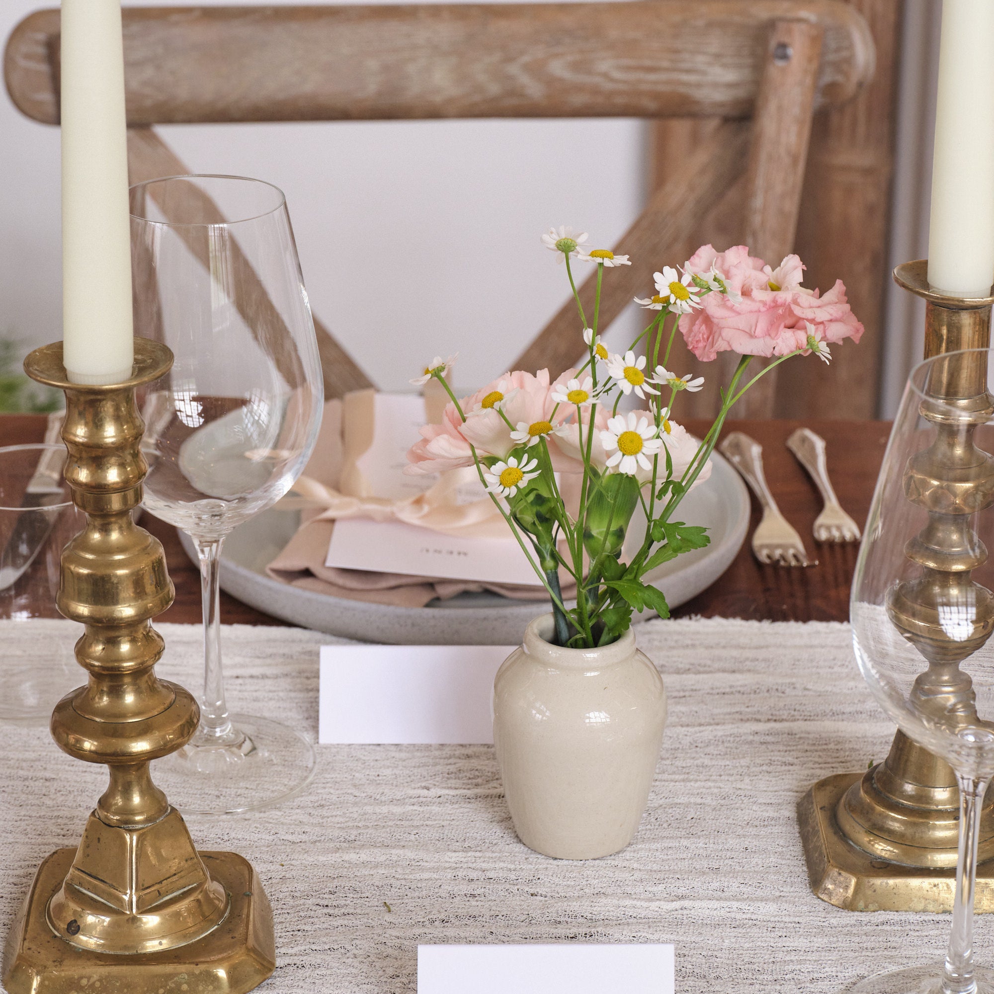 Pastel Wildflowers Bud Vase Arrangements