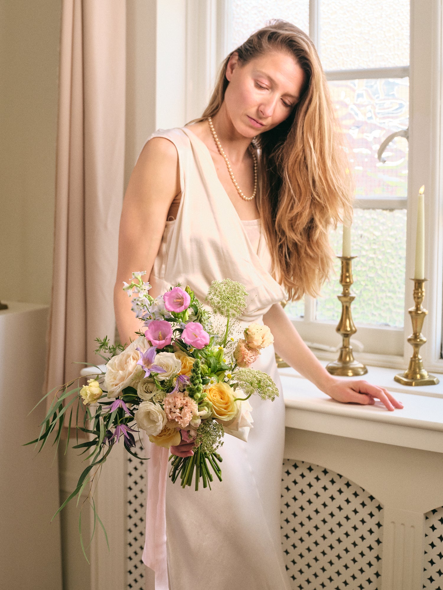 Pastel Wildflowers Bridal Bouquet