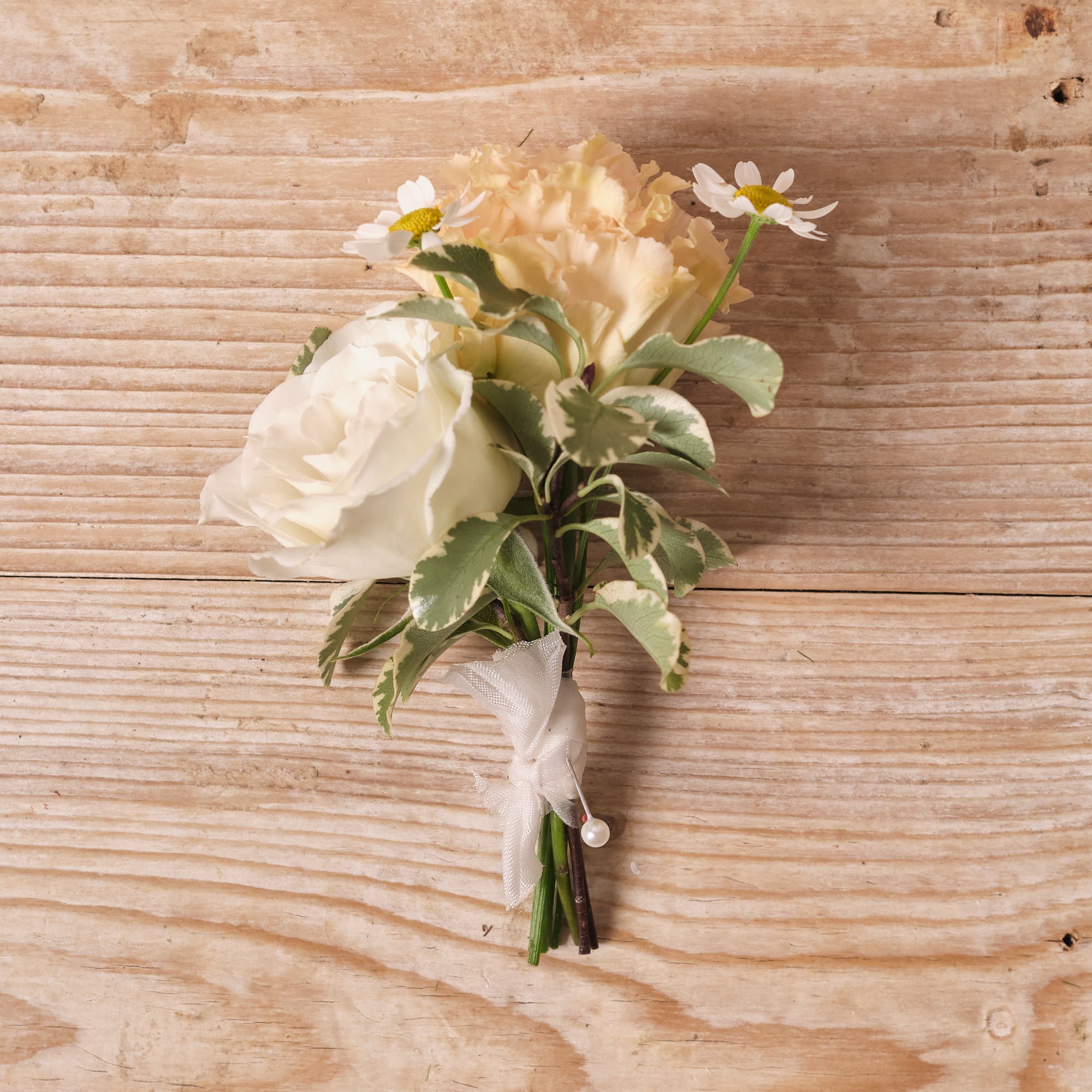 Pastel Wildflowers Buttonhole / Corsage