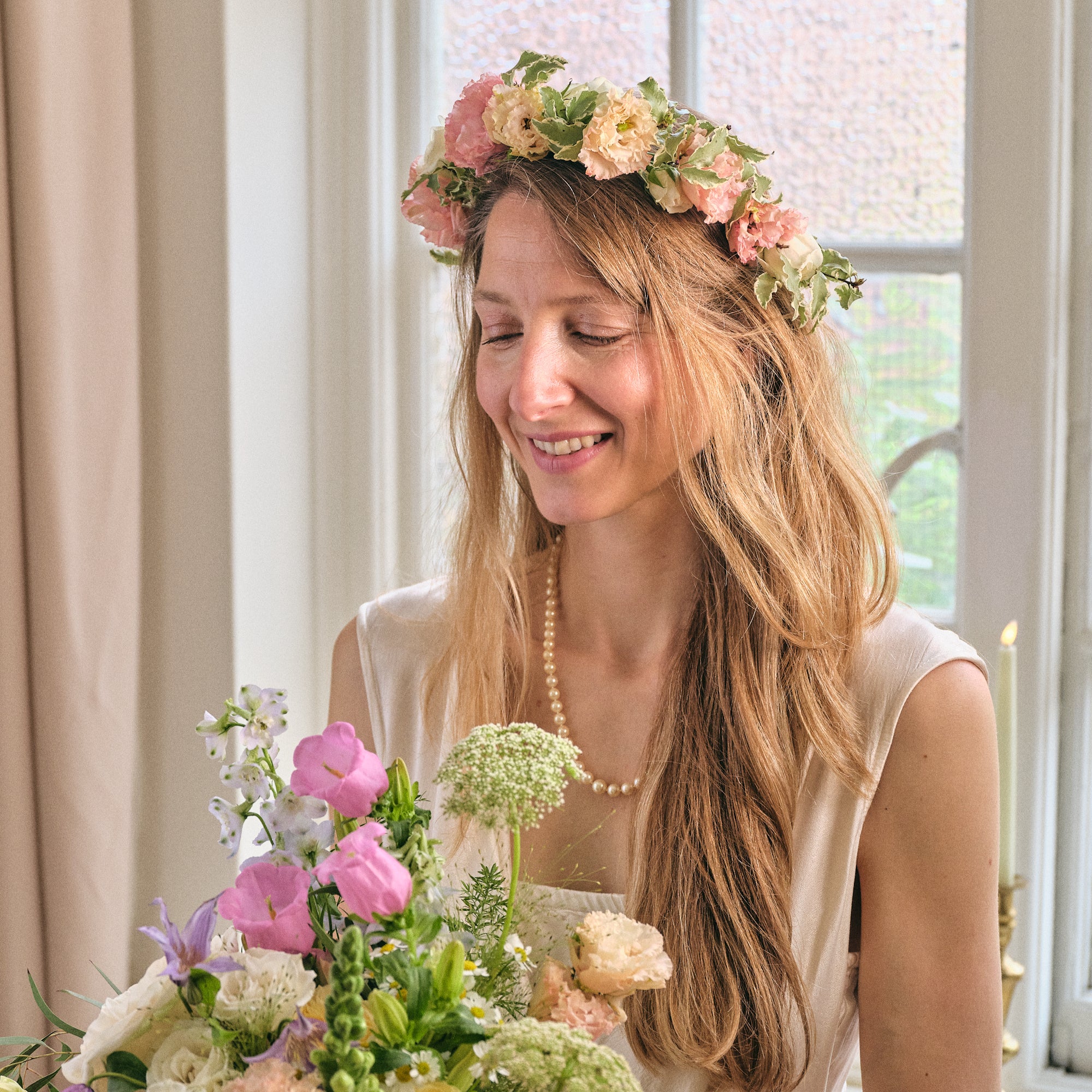 Pastel Wildflowers Flower Crown