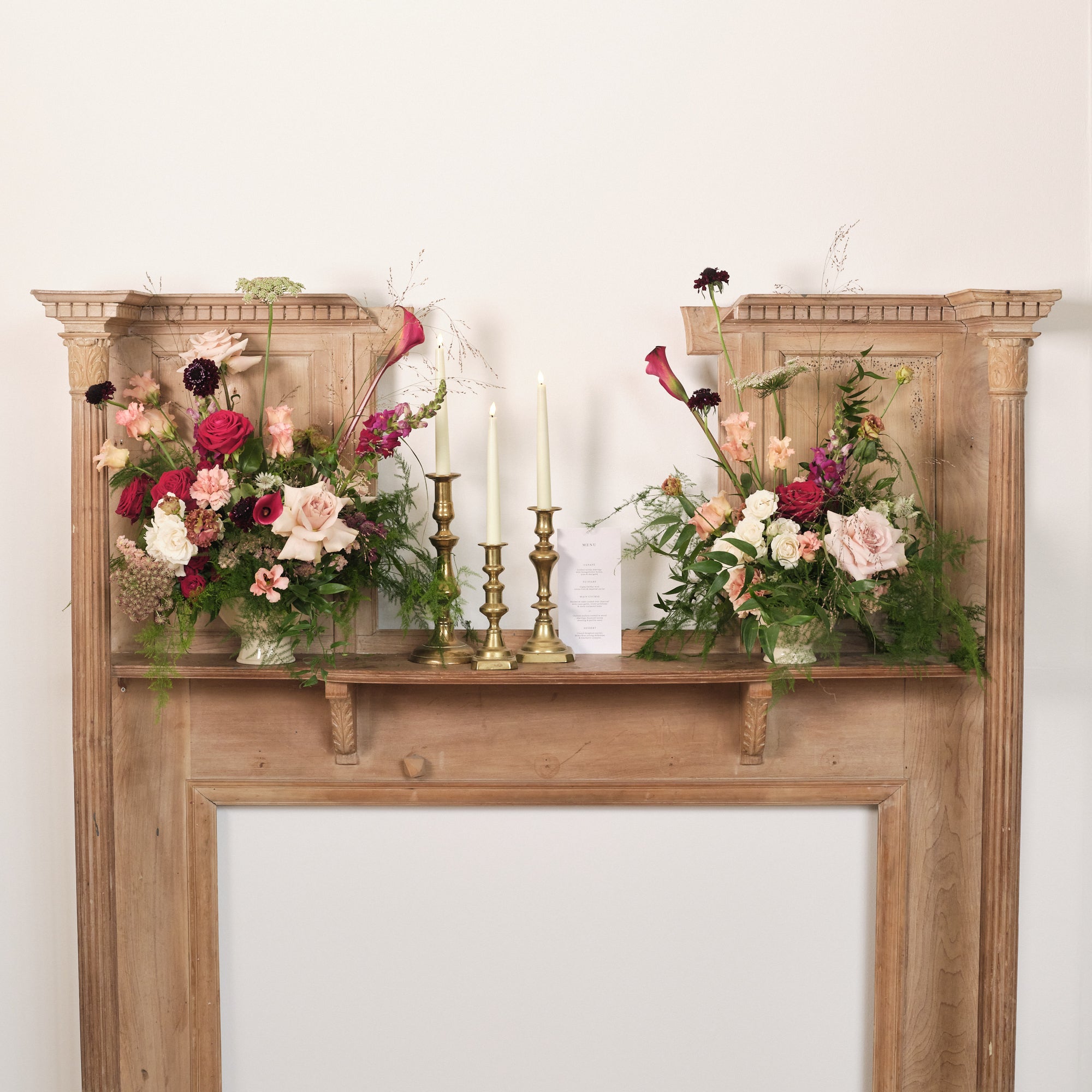 Romantic Red Bowl Arrangements