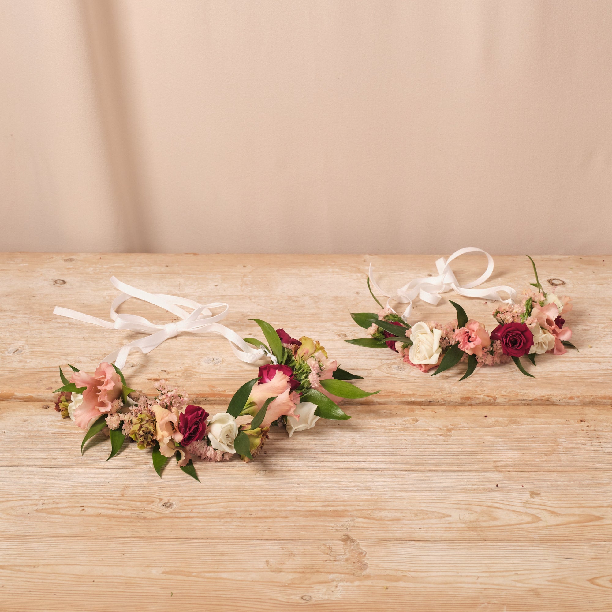 Romantic Red Flower Crown