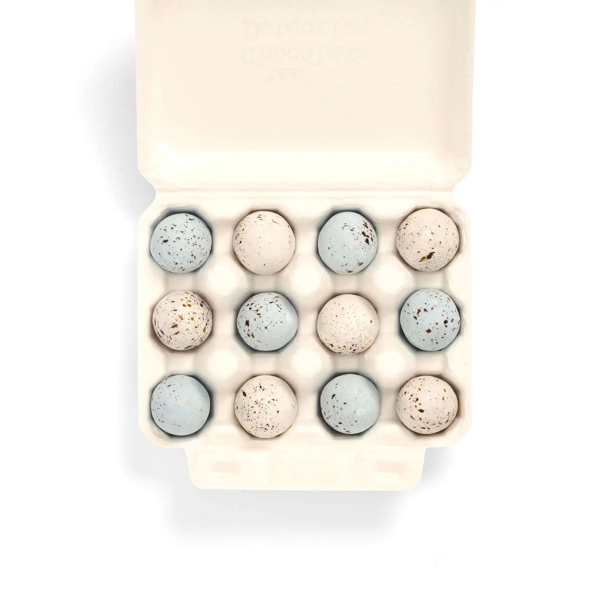 12 Praline and Salted Caramel Chocolate Blue Tit Eggs