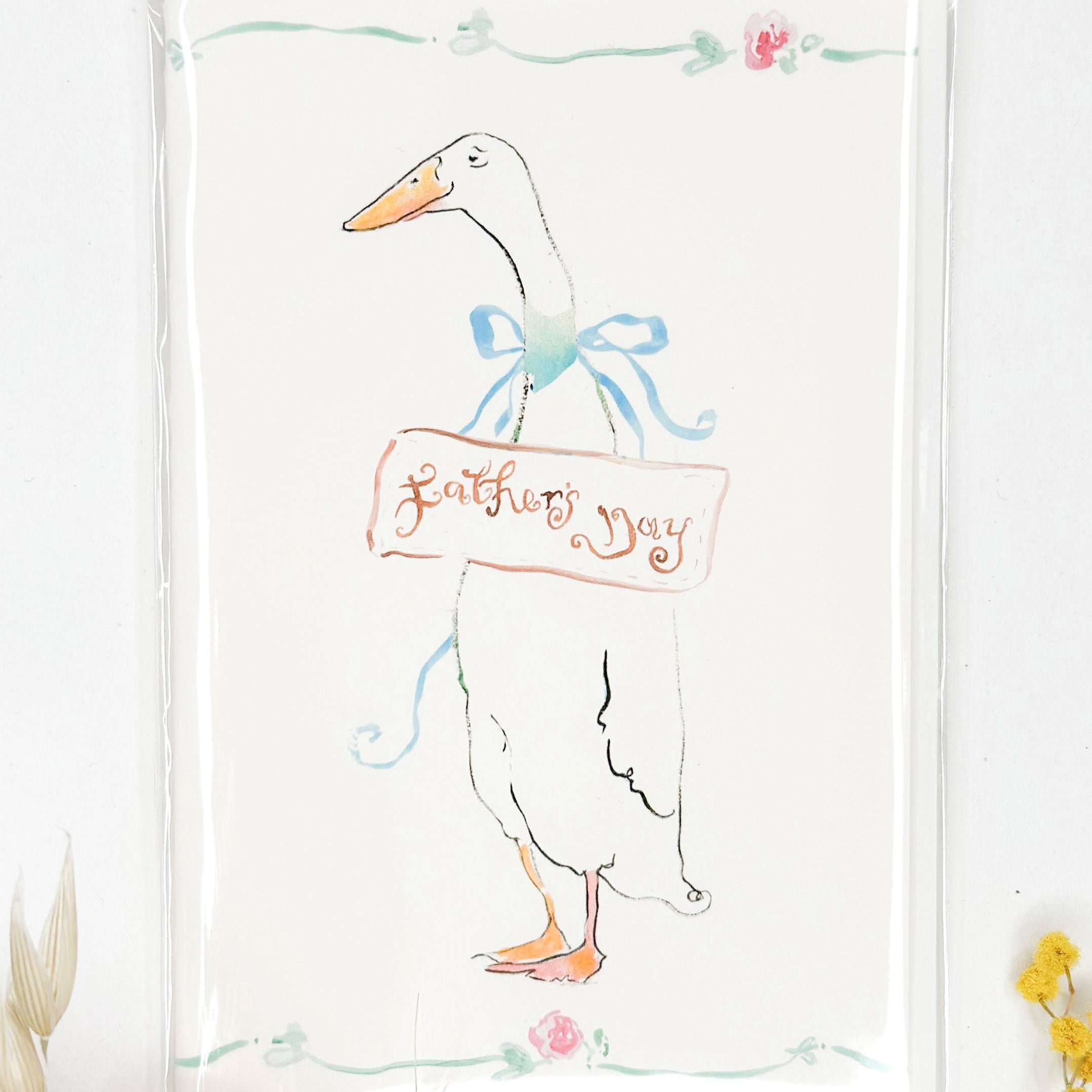 Father's Day Duck Card