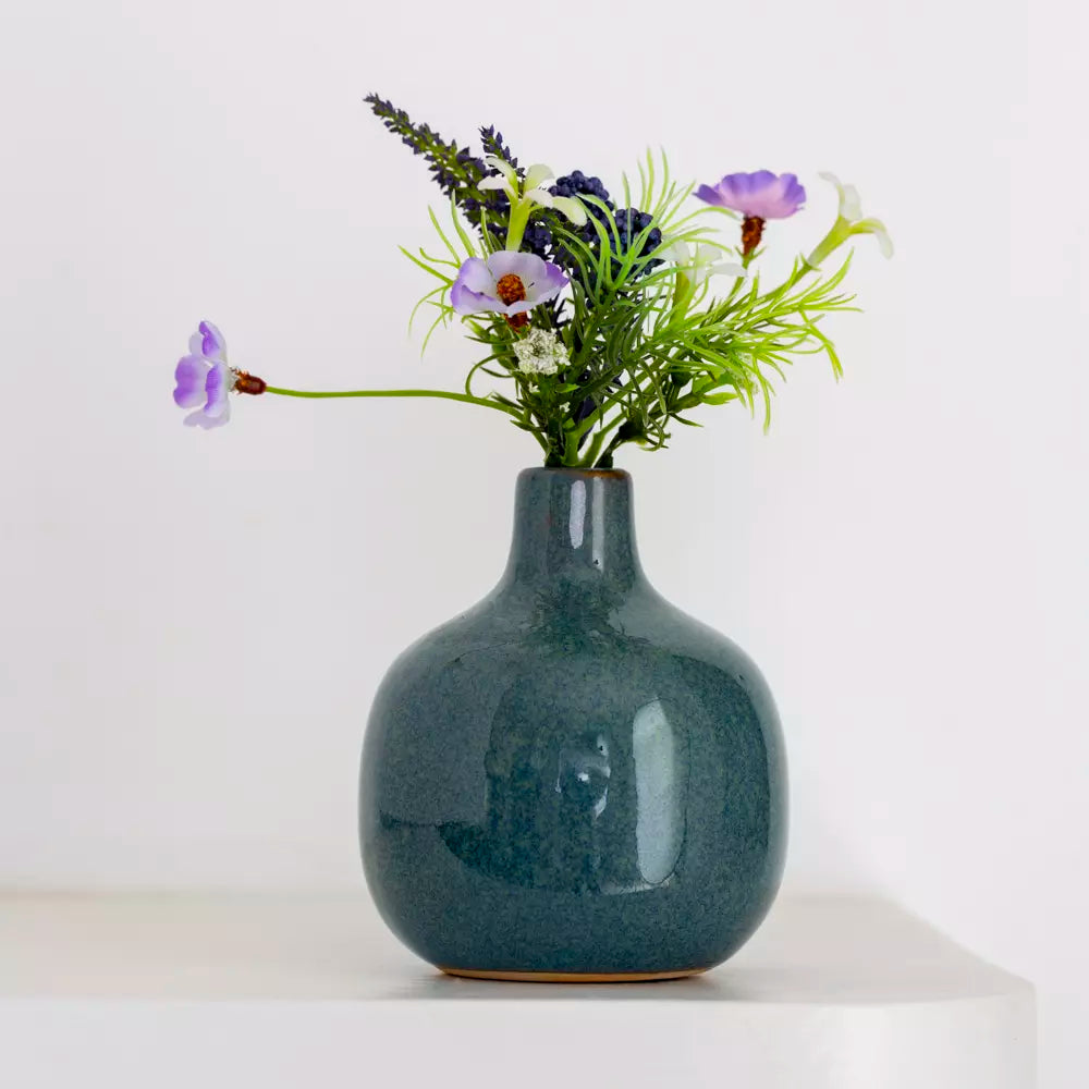 Stem Vase | Smoke Blue