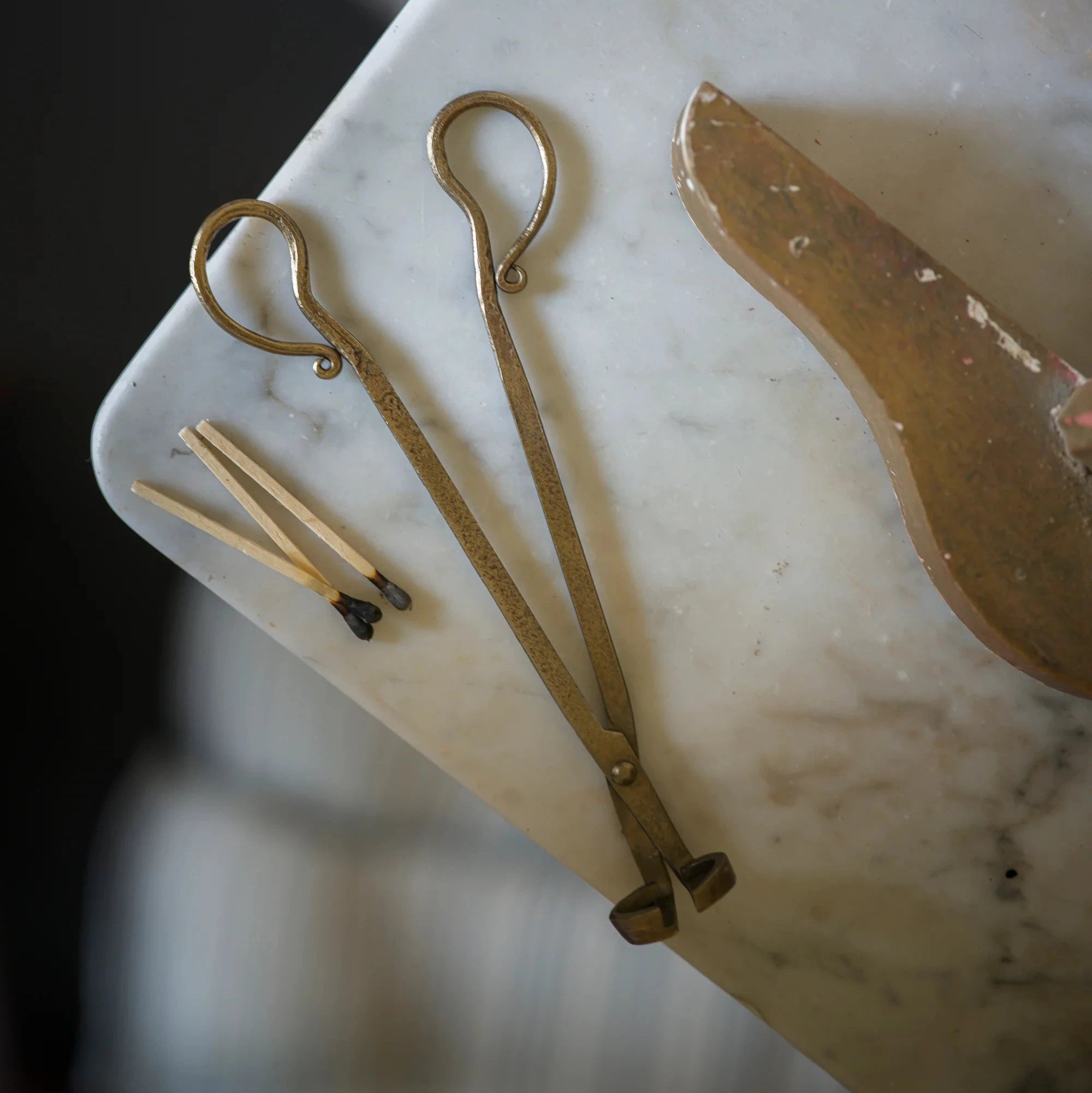 Antique Brass Wick Cutter