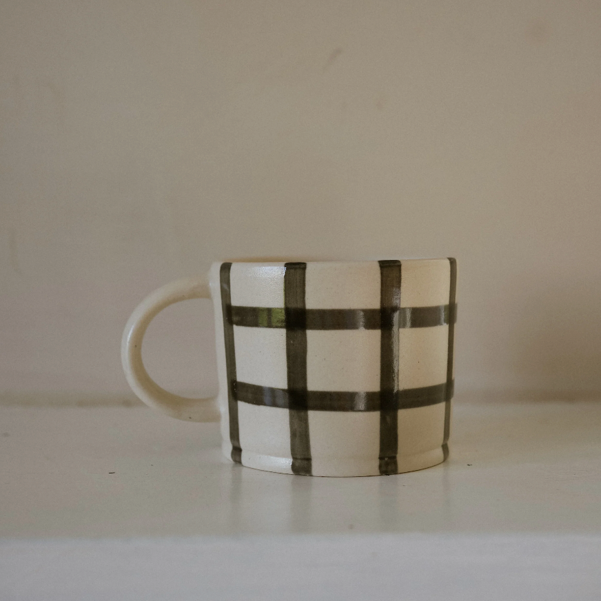 Gingham Check Mug | 3 Colours Available
