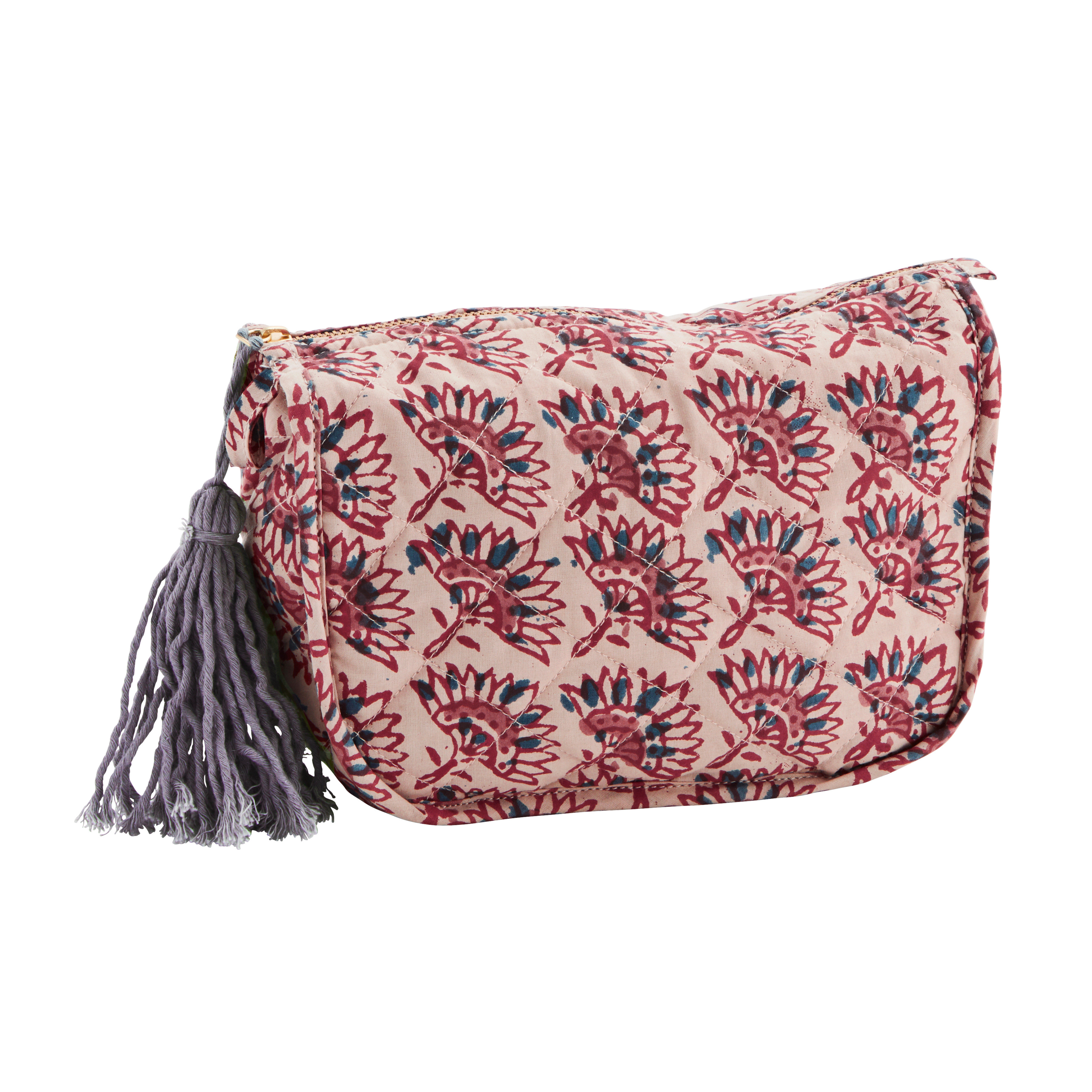 Printed Washbag with Tassel