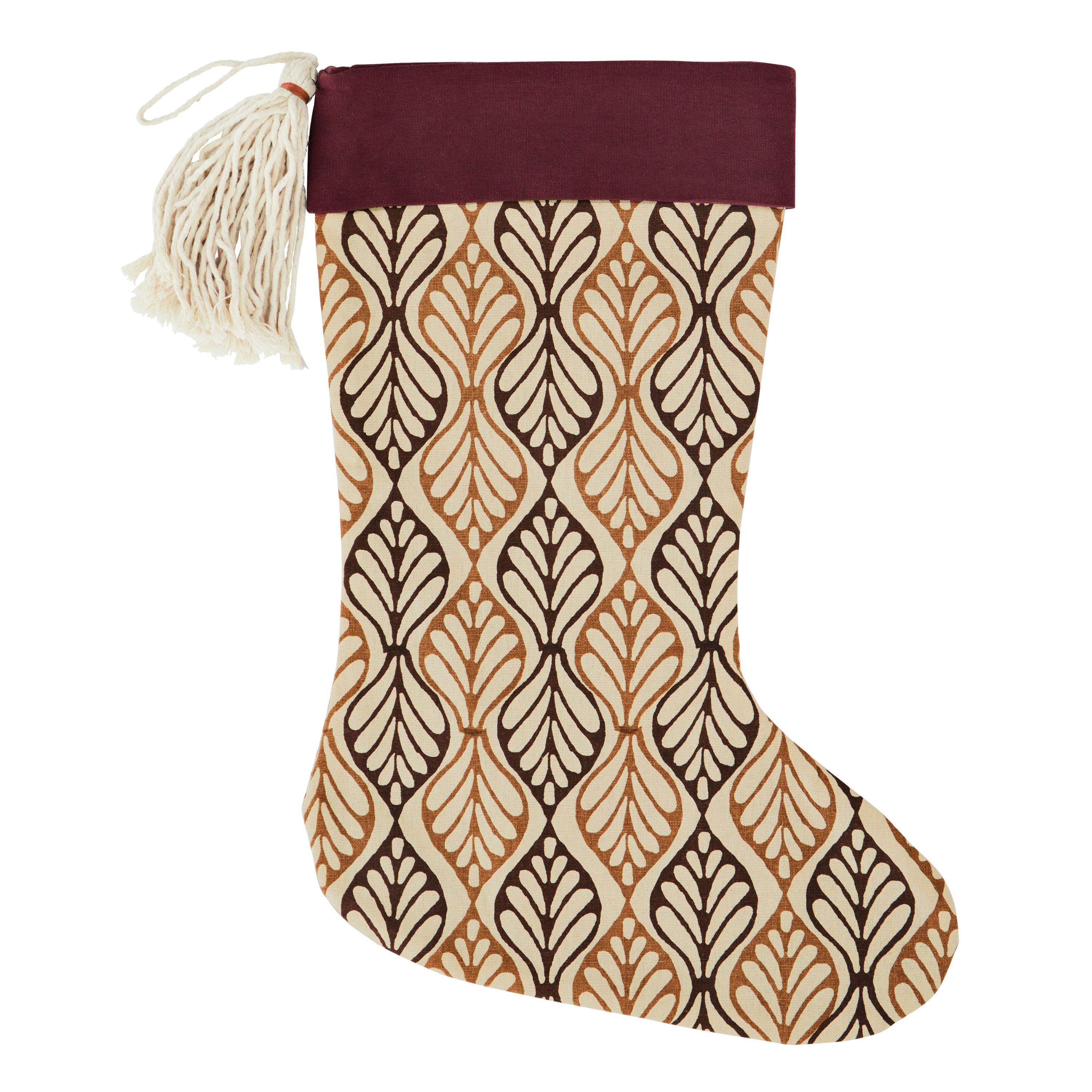 Block Printed Christmas Stockings