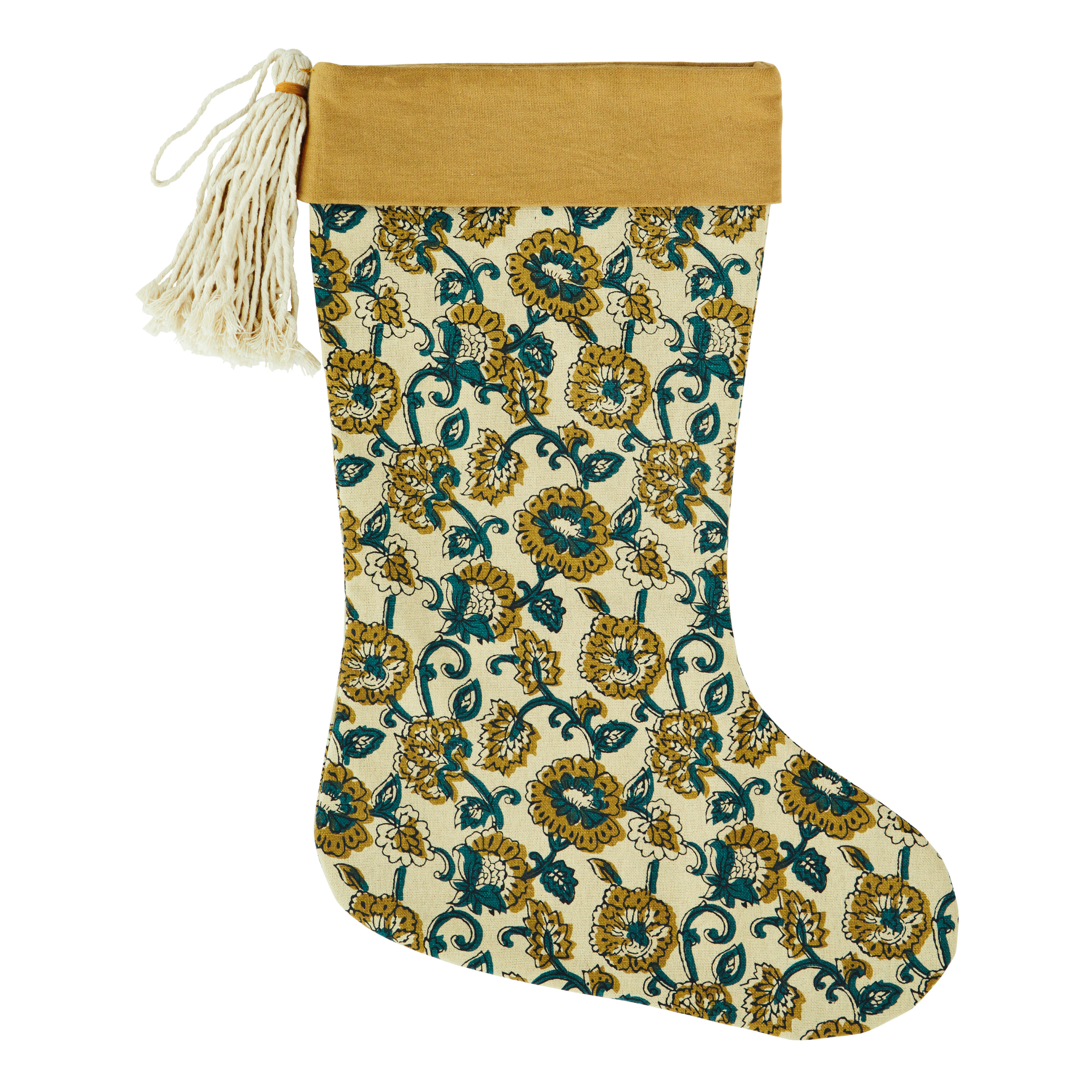 Block Printed Christmas Stockings